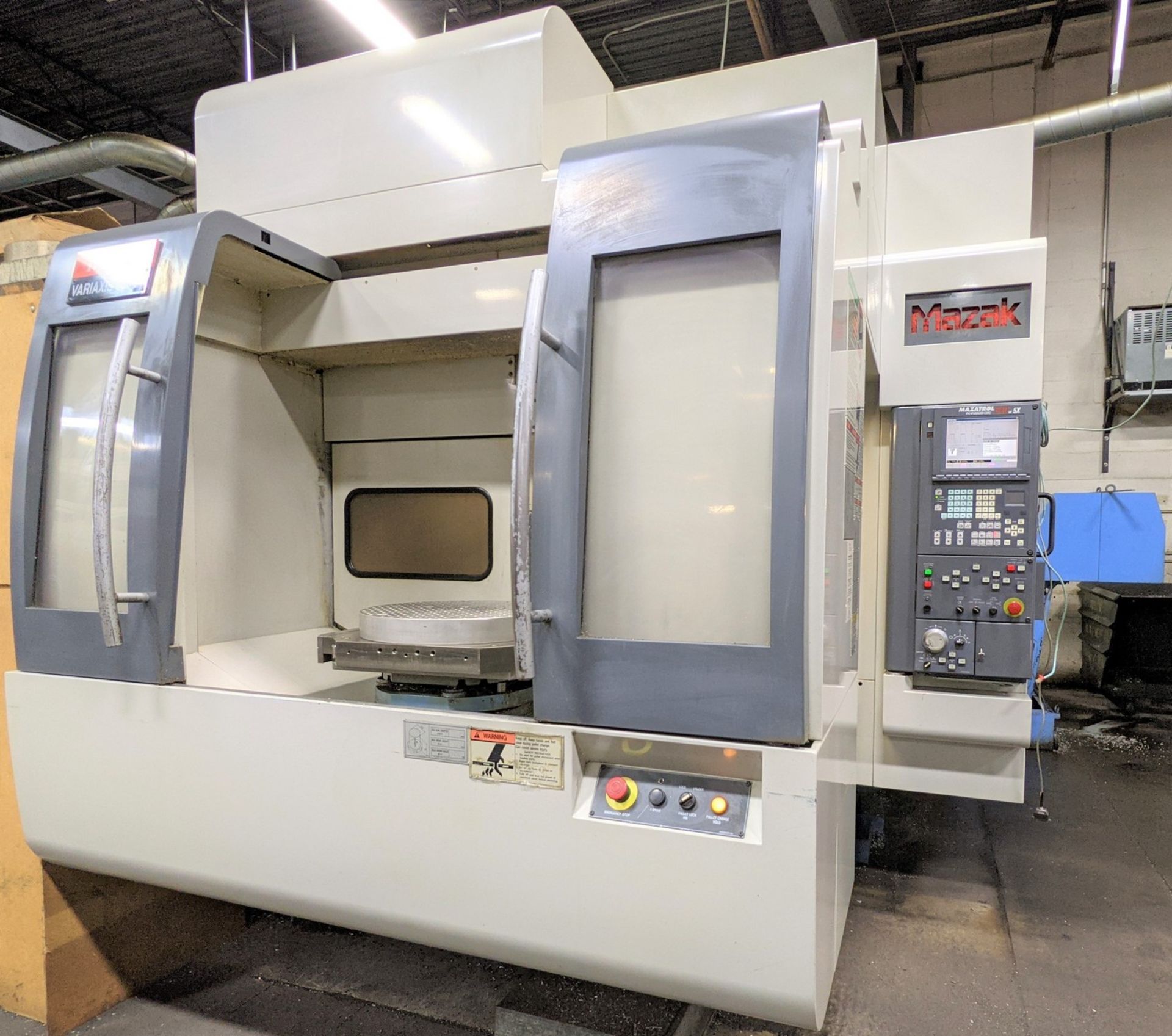 MAZAK VARIAXIS 630-5X CNC 5-AXIS VERTICAL MACHINING CENTER W/PALLET CHANGER, S/N 160371, NEW 2002 - Image 2 of 19