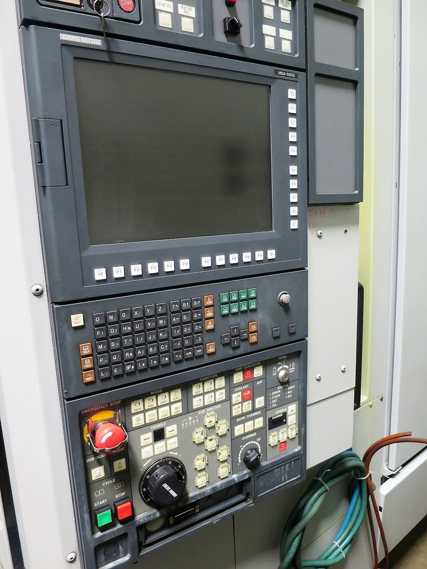 MORI SEIKI NH5000/50 CNC HORIZONTAL MACHINING CENTER, S/N NH501EC0826, NEW 2005 - Image 2 of 9