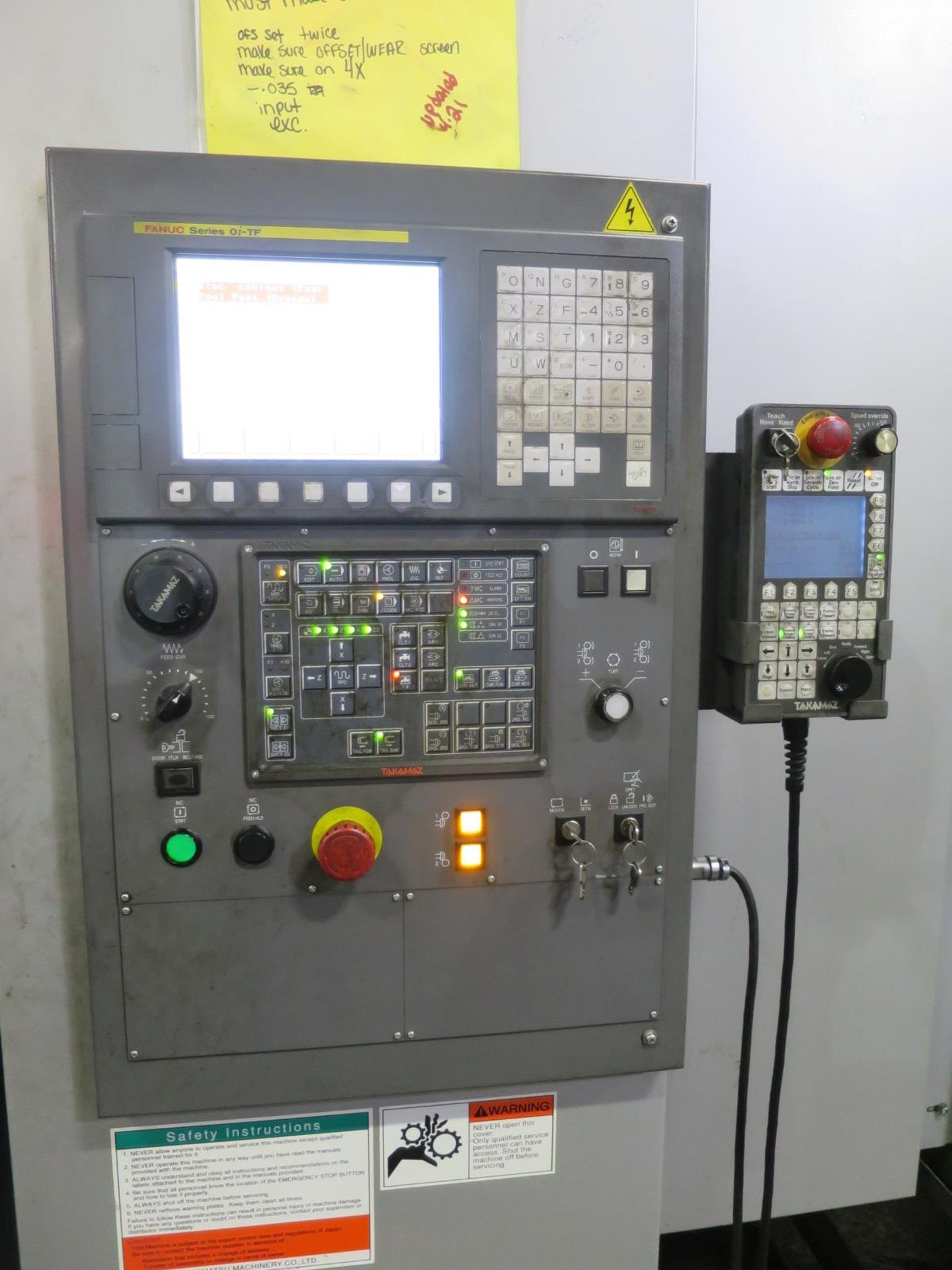 CONNECTED LINE OF (2) 2017 TAKAMAZ X-S500 CNC LATHES W/GAUGING - Image 22 of 27