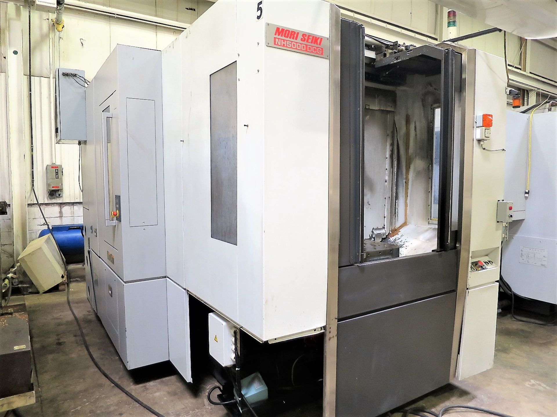 MORI SEIKI NH5000/40 DCG CNC PRECISION HIGH SPEED HORIZONTAL MACHINE, S/N NH502GC0336, NEW 2007 - Image 8 of 11