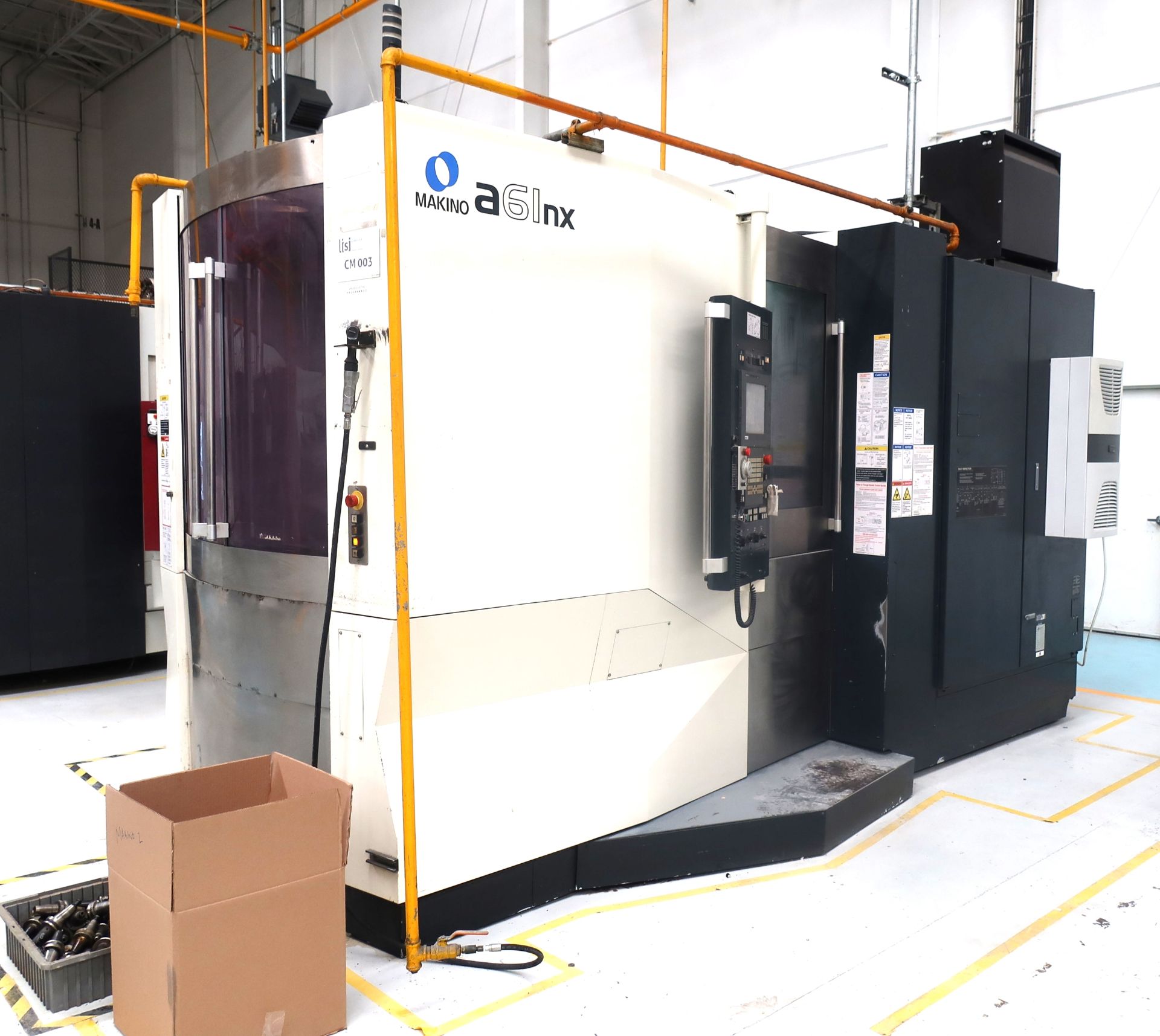 20"X20" MAKINO A61NX CNC 4-AXIS HORIZONTAL MACHINING CENTER, S/N 450, NEW 2013