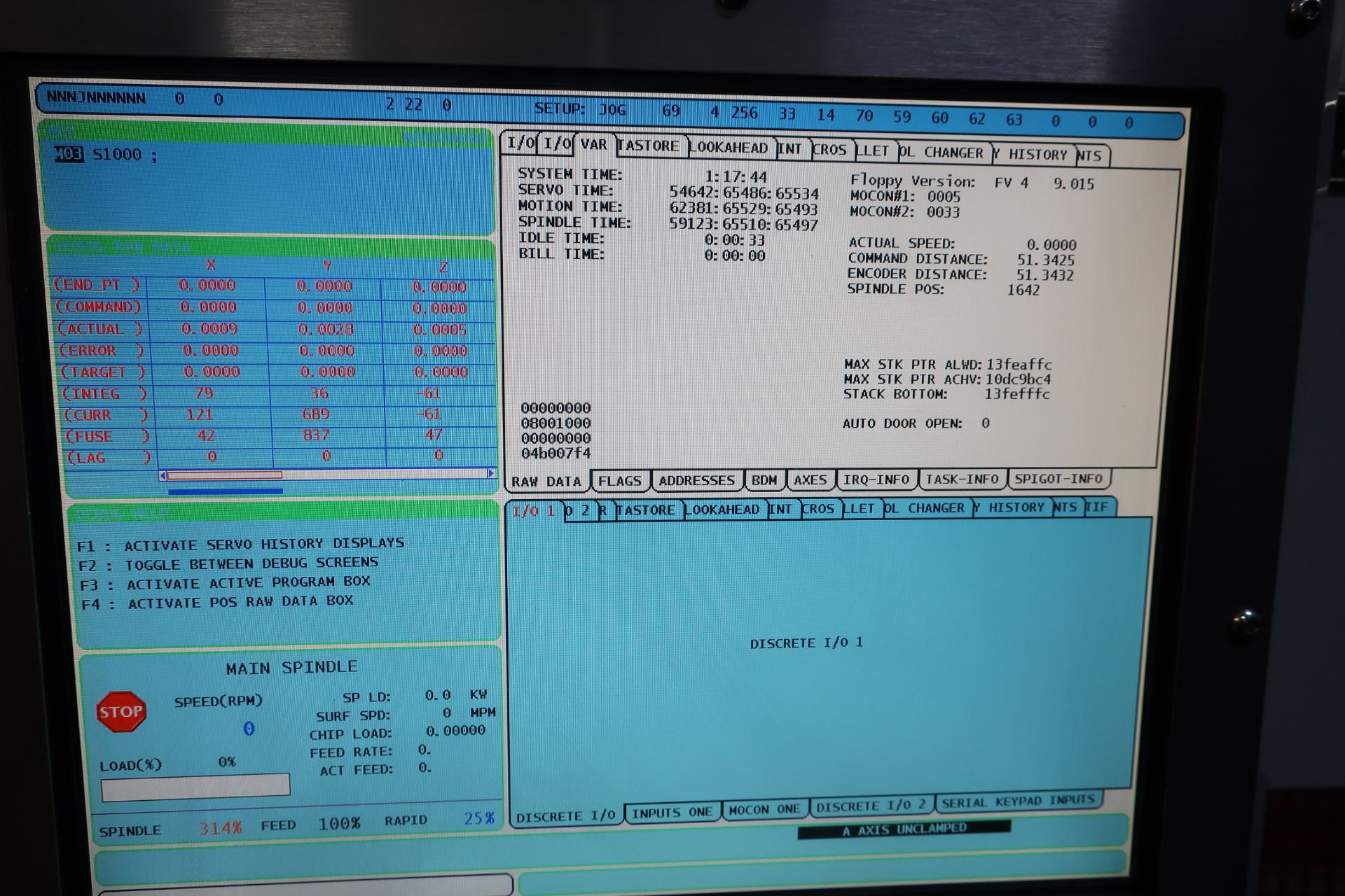 19.7" X 19.7" HAAS EC-500 4-AXIS CNC HORIZONTAL MACHINING CENTER, S/N 2052705, NEW 2008 - Image 13 of 18