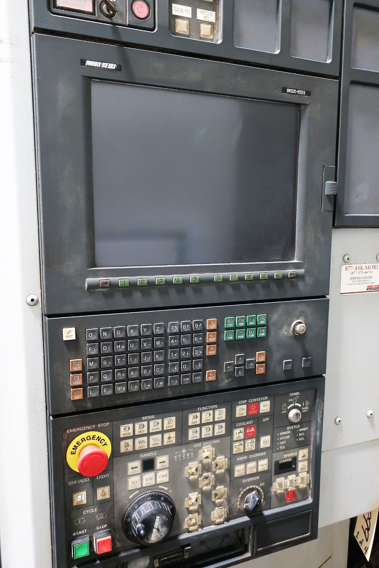 MORI SEIKI NH5000 4-AXIS CNC HORIZONTAL MACHINING CENTER, S/N NH501ED0857, NEW 2005 - Image 2 of 12