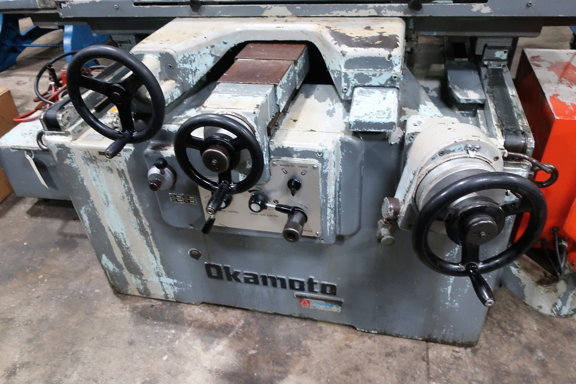 16"x32" OKAMOTO 1632N HYDRAULIC SURFACE GRINDER, S/N 8507 - Image 3 of 7