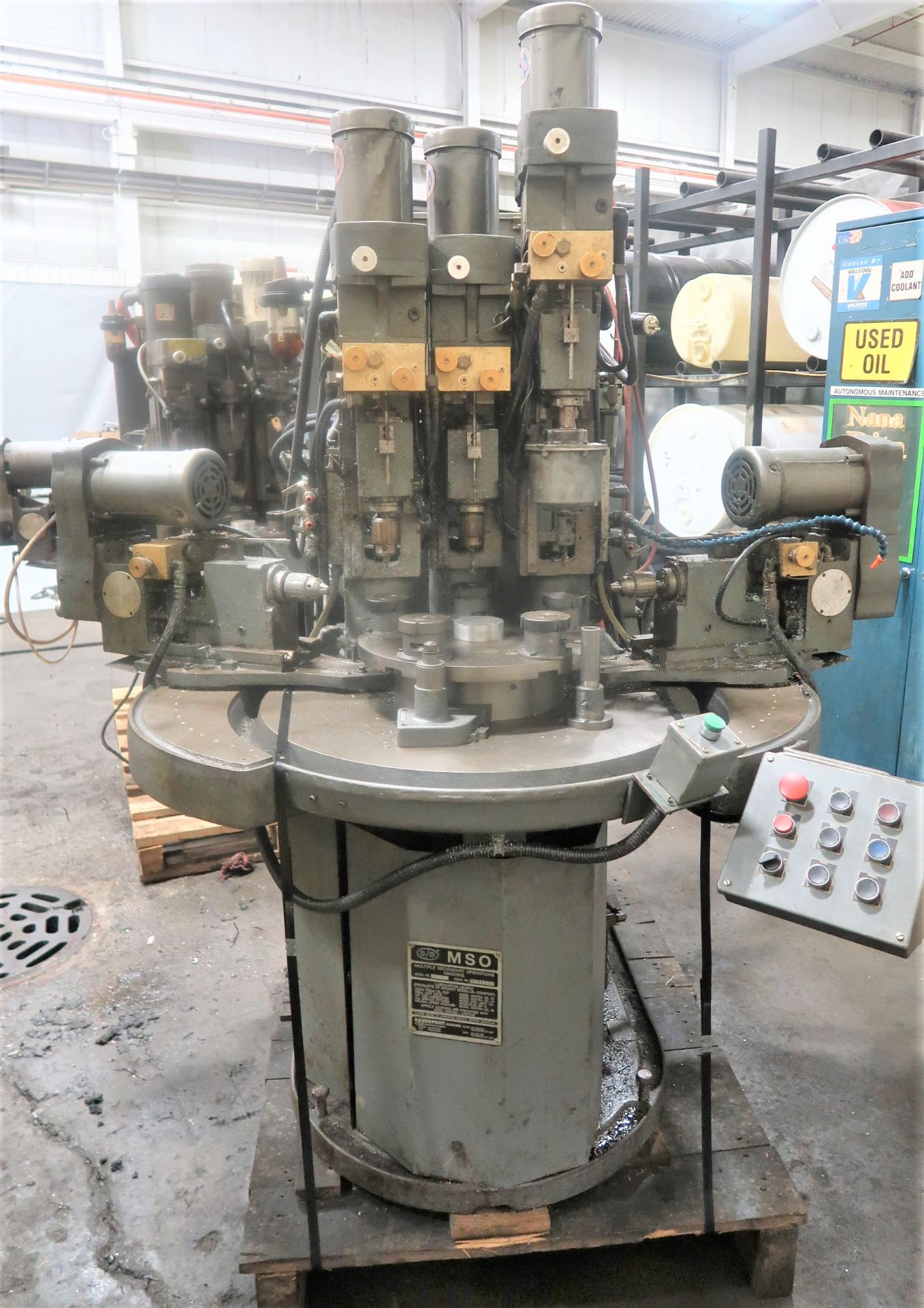 MSO DAVENPORT 5-SPINDLE MULTIPLE SECONDAY OPERATION ROTARY TRANSFER MACHINE, S/N 9531538, NEW 1995
