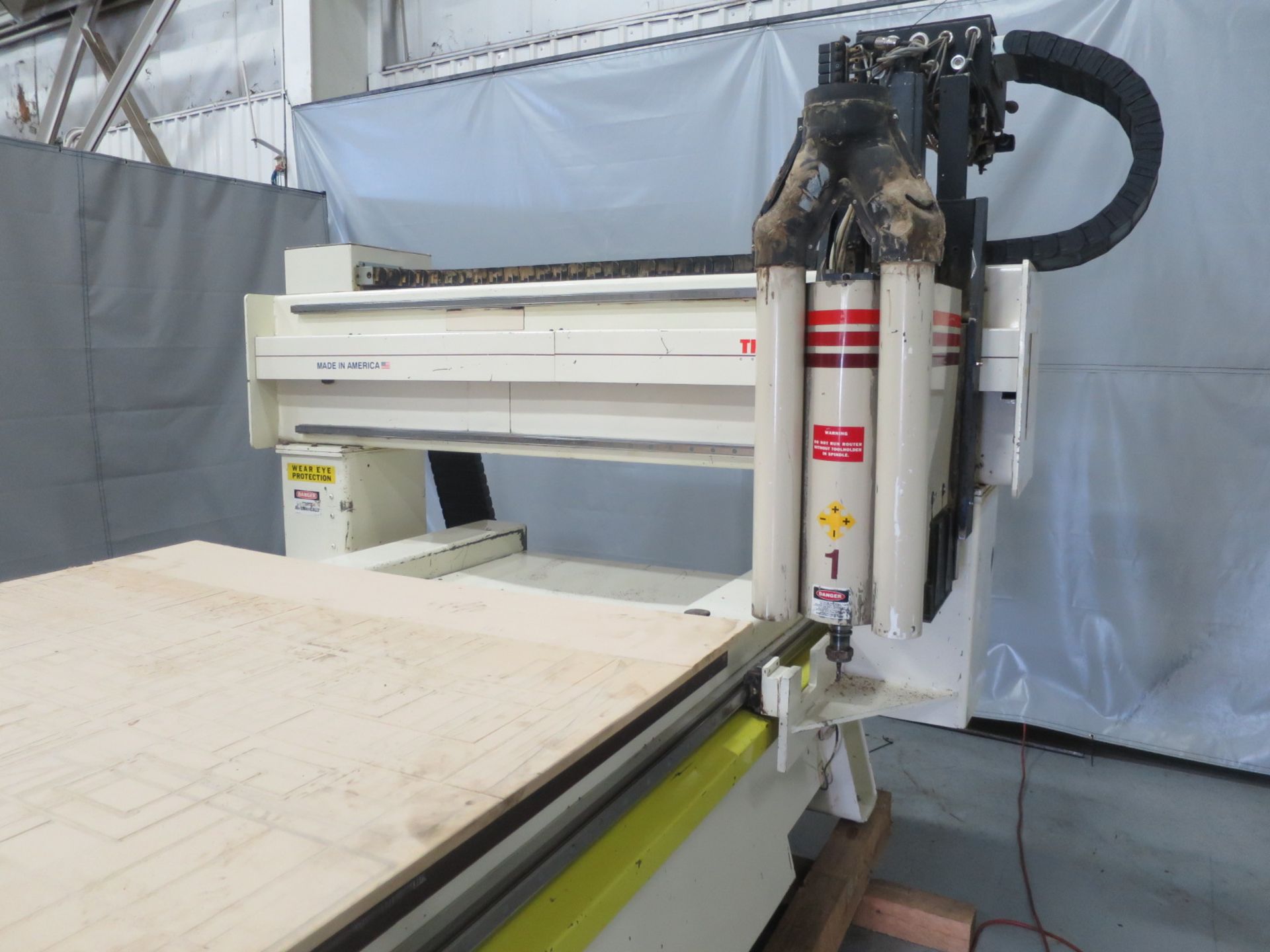 5'X10' THERMWOOD C-53 3-AXIS CNC ROUTER, S/N 530550596, NEW 1996 - Image 3 of 6