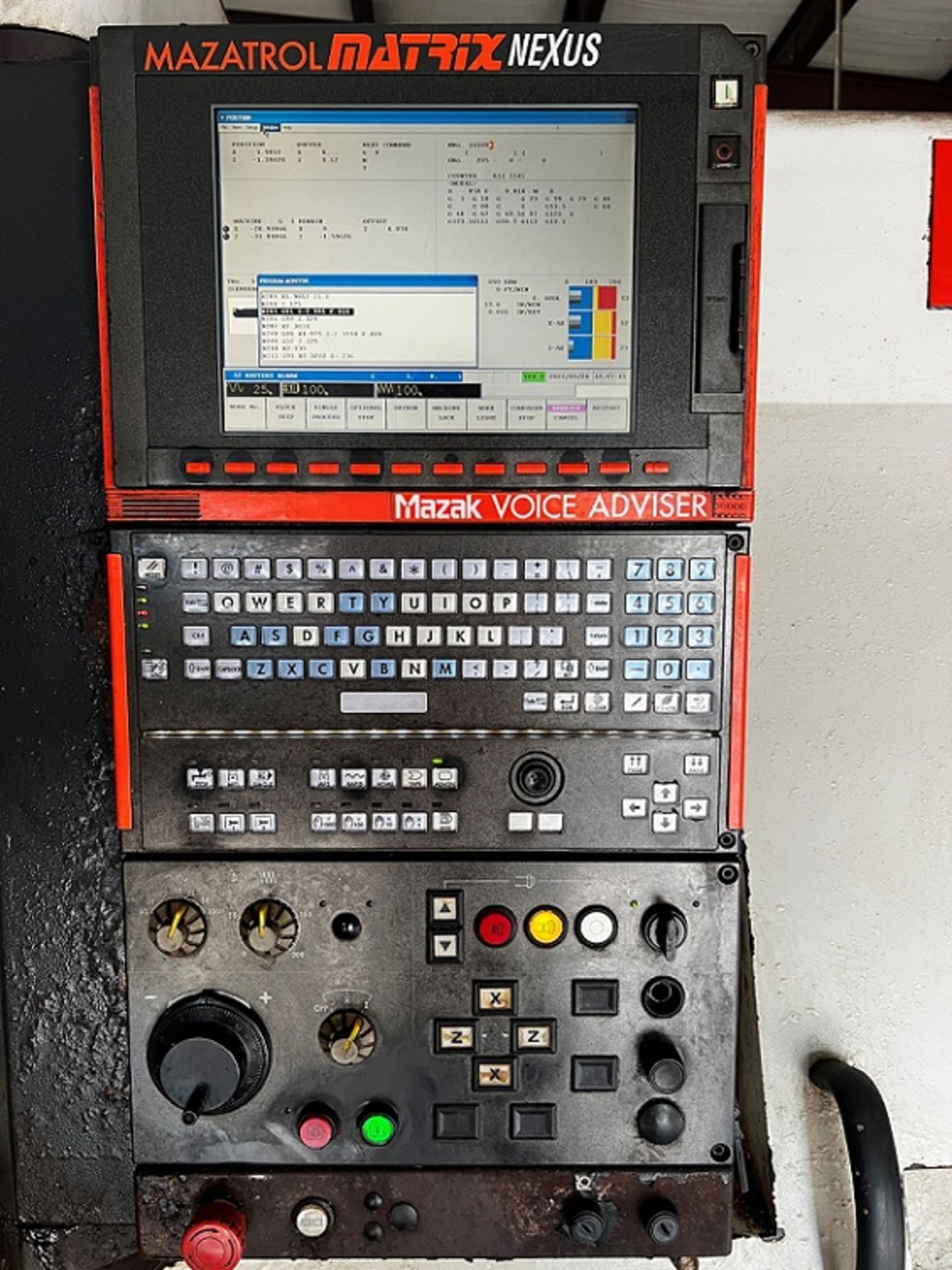 2006 MAZAK QTN-400 CNC LATHE WITH 5.2" BORE AND DUAL AIR CHUCKS, S/N 189218 - Image 2 of 9