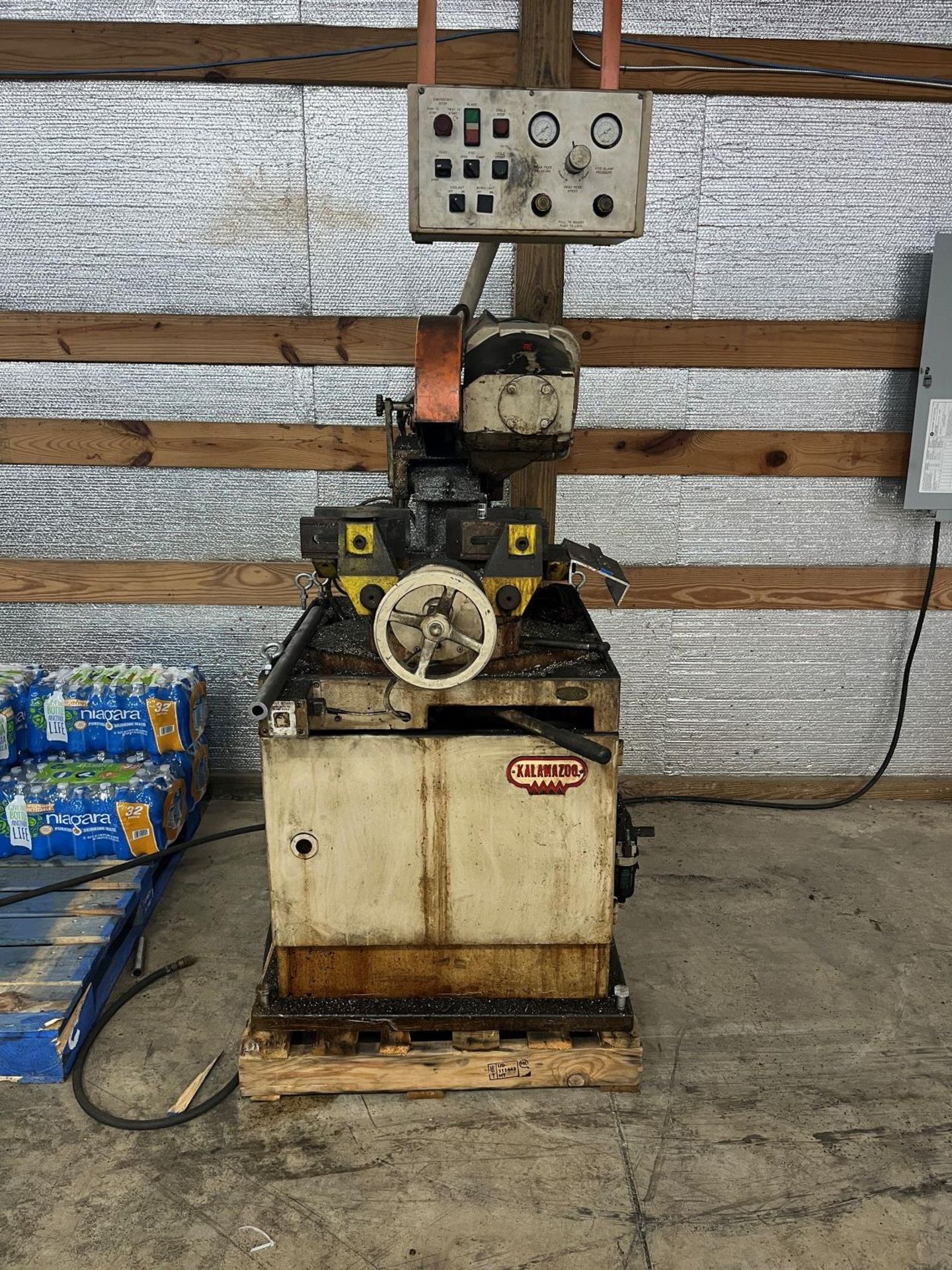 KALAMAZOO FS-350S SEMI-AUTO COLD SAW, S/N 142