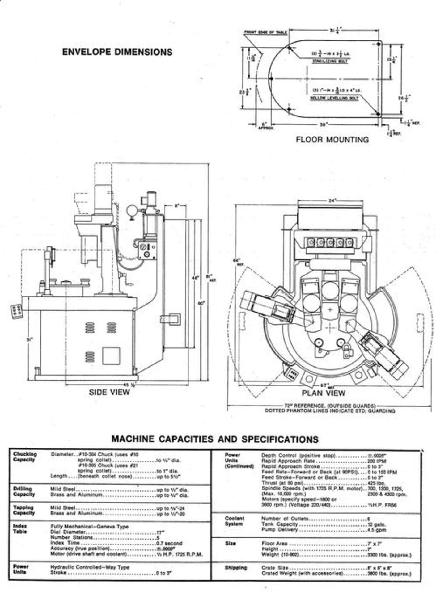 MSO DAVENPORT 5-SPINDLE MULTIPLE SECONDAY OPERATION ROTARY TRANSFER MACHINE, S/N 9531538, NEW 1995 - Image 9 of 9