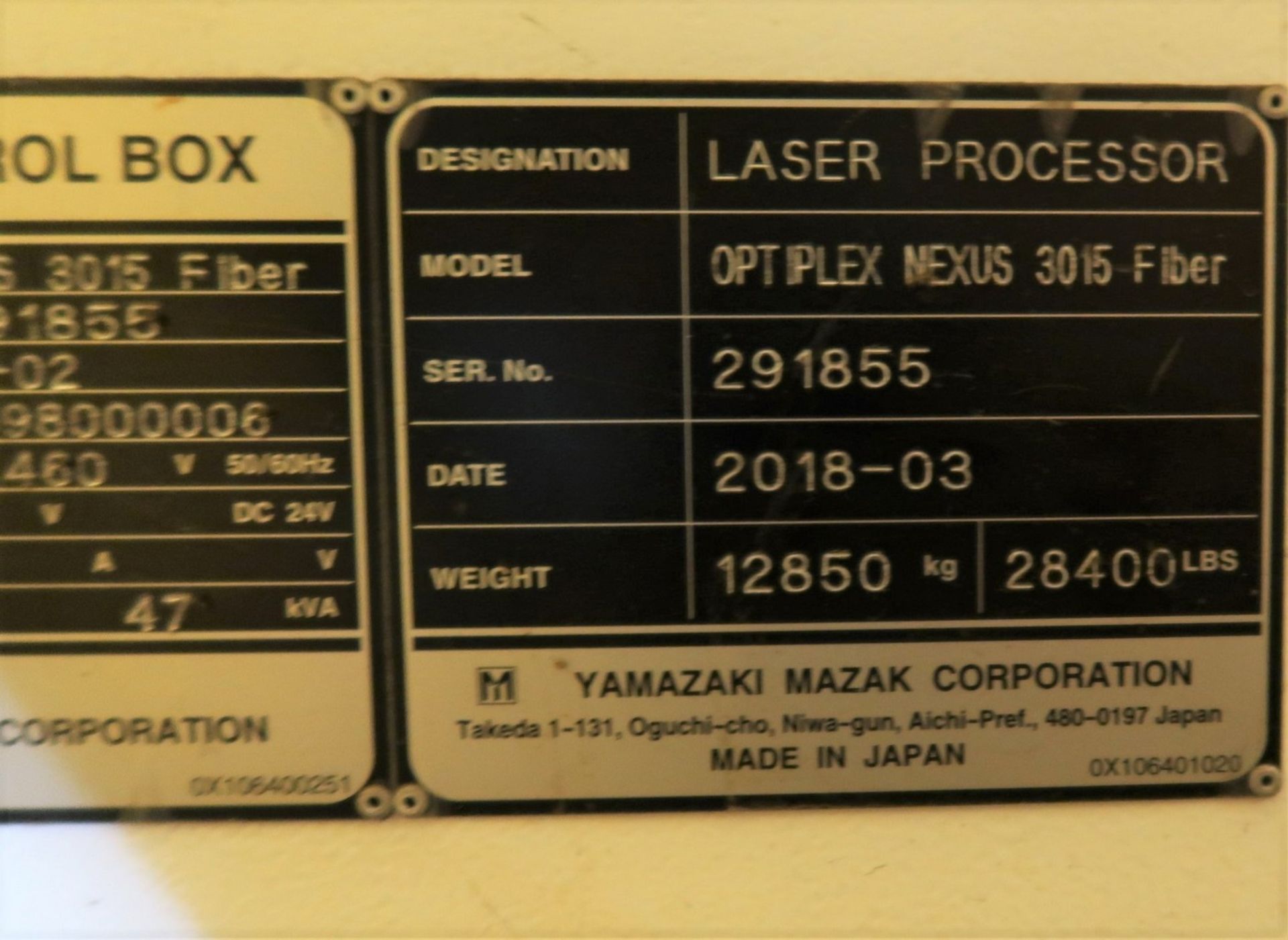 Mazak Optiflex Nexus 3015 4 kW Fiber Laser - Image 16 of 16