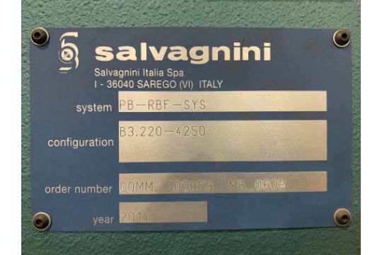 Salvagnini B3-220/4250 242 Ton x 13' 8-Axis CNC Hydraulic Press Brake - Image 11 of 12