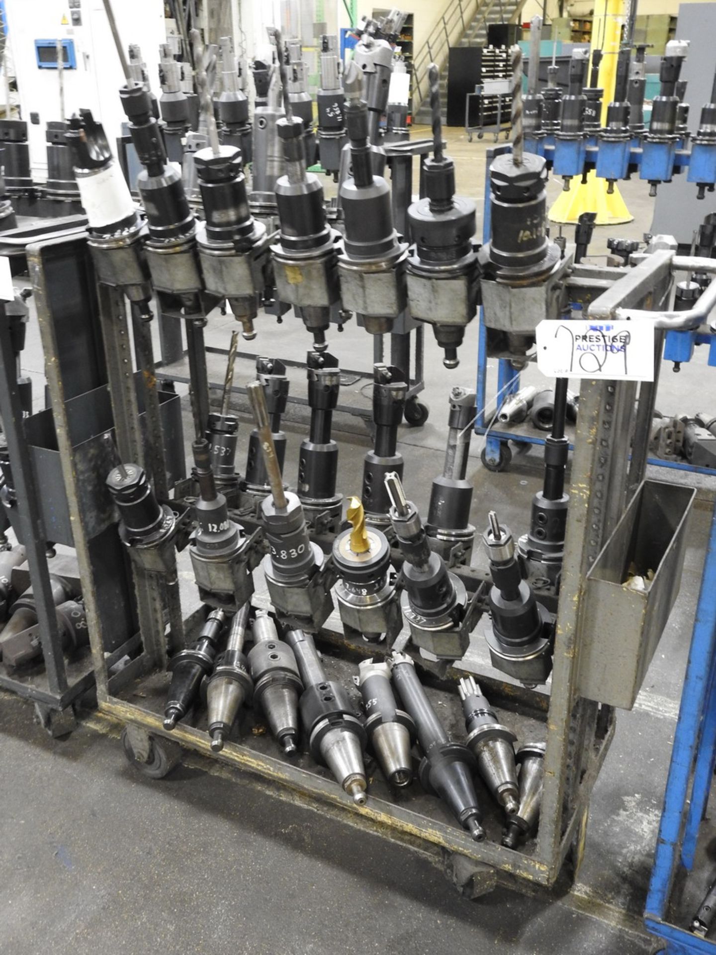 50-Station Tool Rack Including CAT-50 Tooling