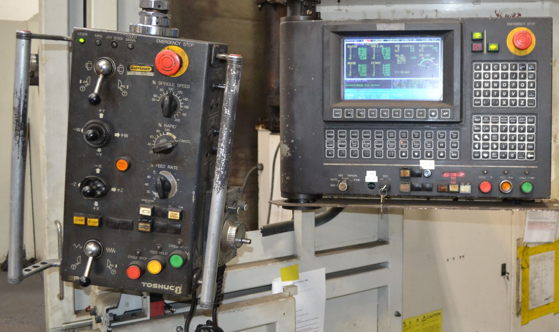 Toshiba BP-130.P40 CNC Horizontal Boring Mill - Image 4 of 12