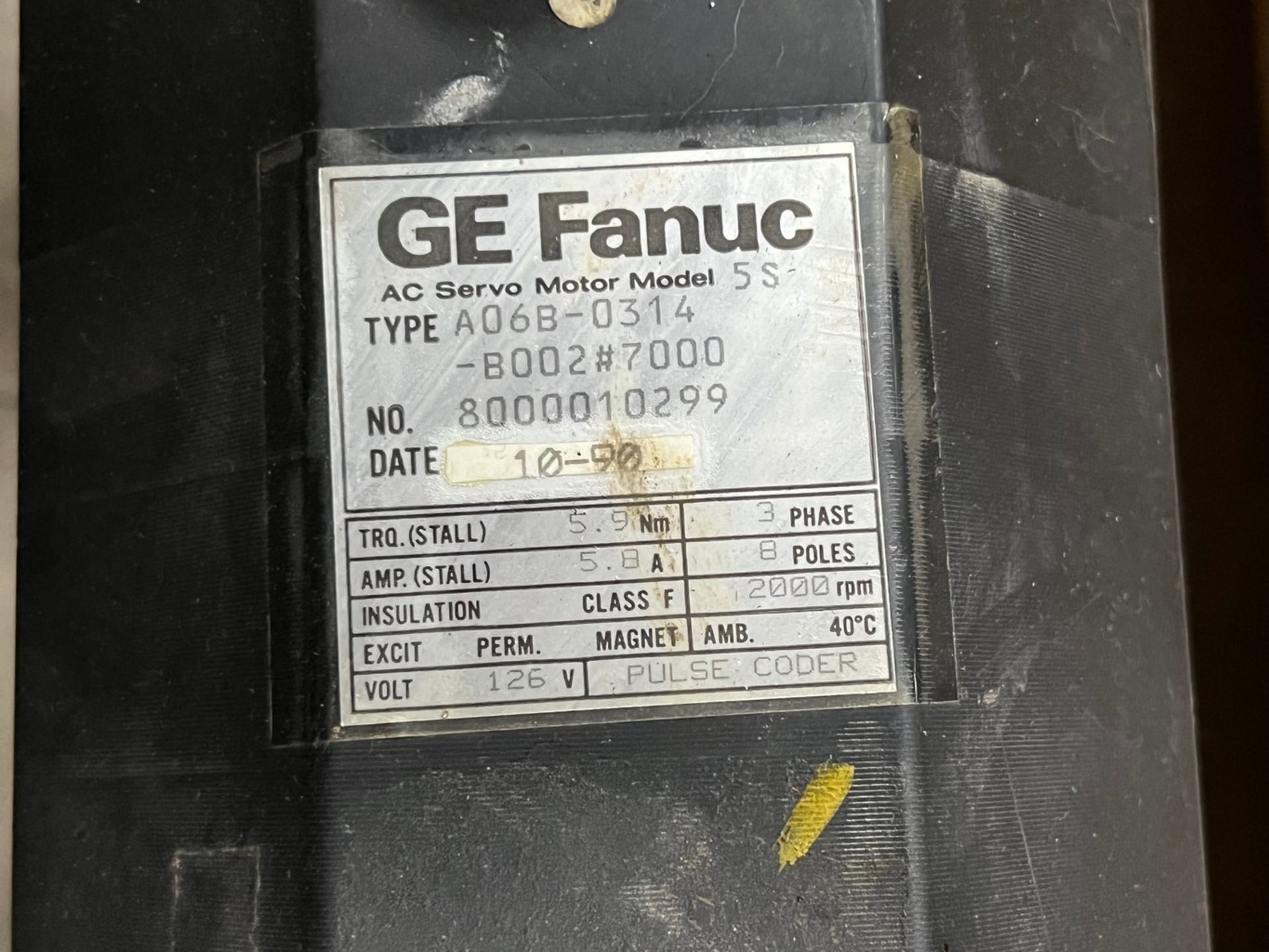 (9) Fanuc AC Servo Motors - Image 5 of 6