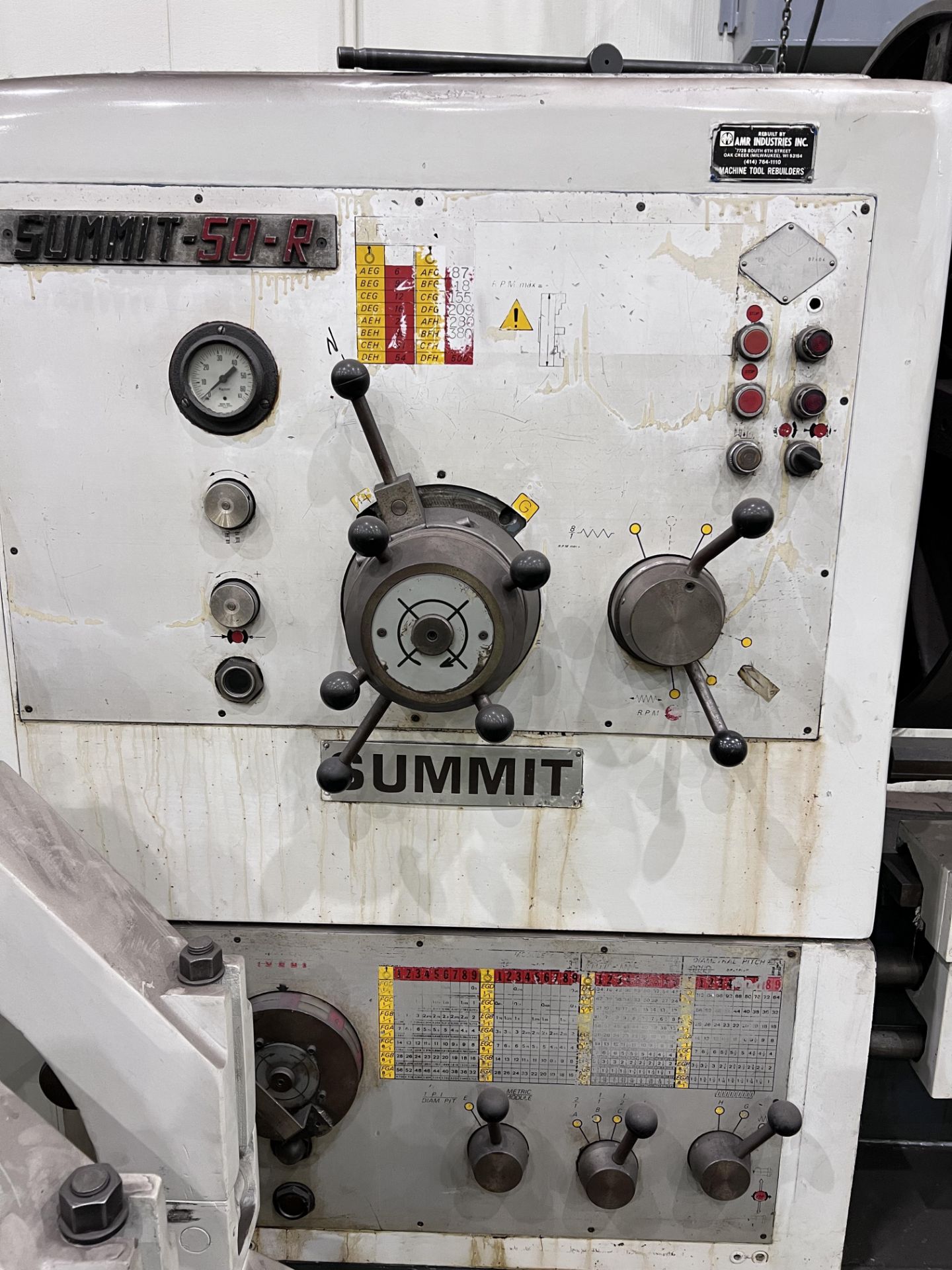 50” x 360” Summit 50-R Gap Bed Engine Lathe - Image 12 of 28