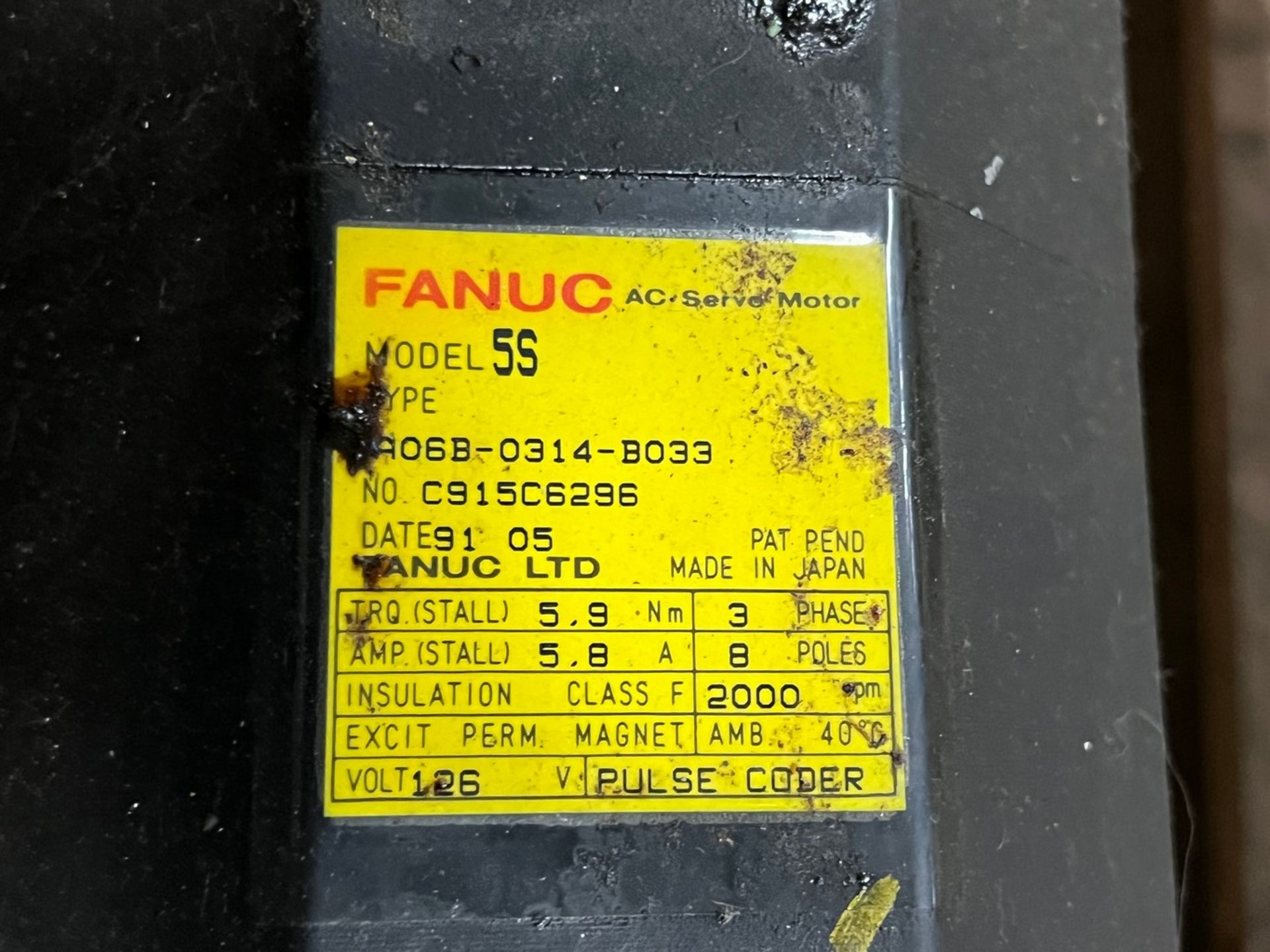 (9) Fanuc AC Servo Motors - Image 3 of 6