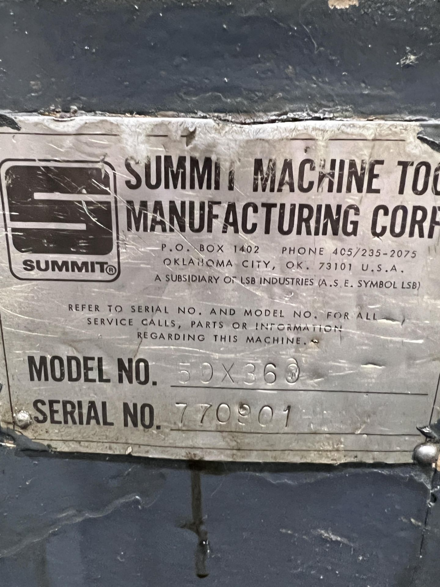 50” x 360” Summit 50-R Gap Bed Engine Lathe - Image 22 of 28