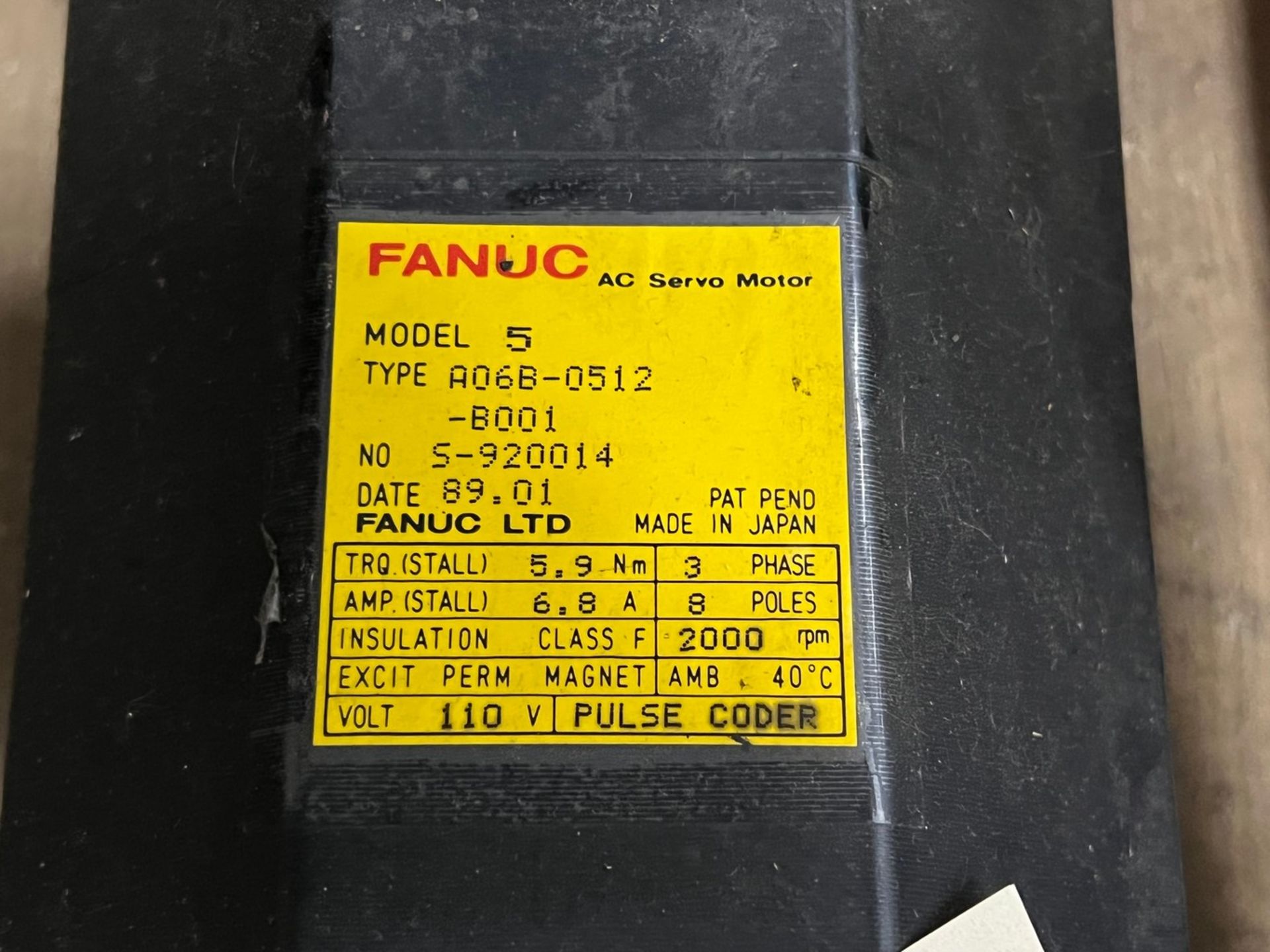 (9) Fanuc AC Servo Motors - Image 2 of 6