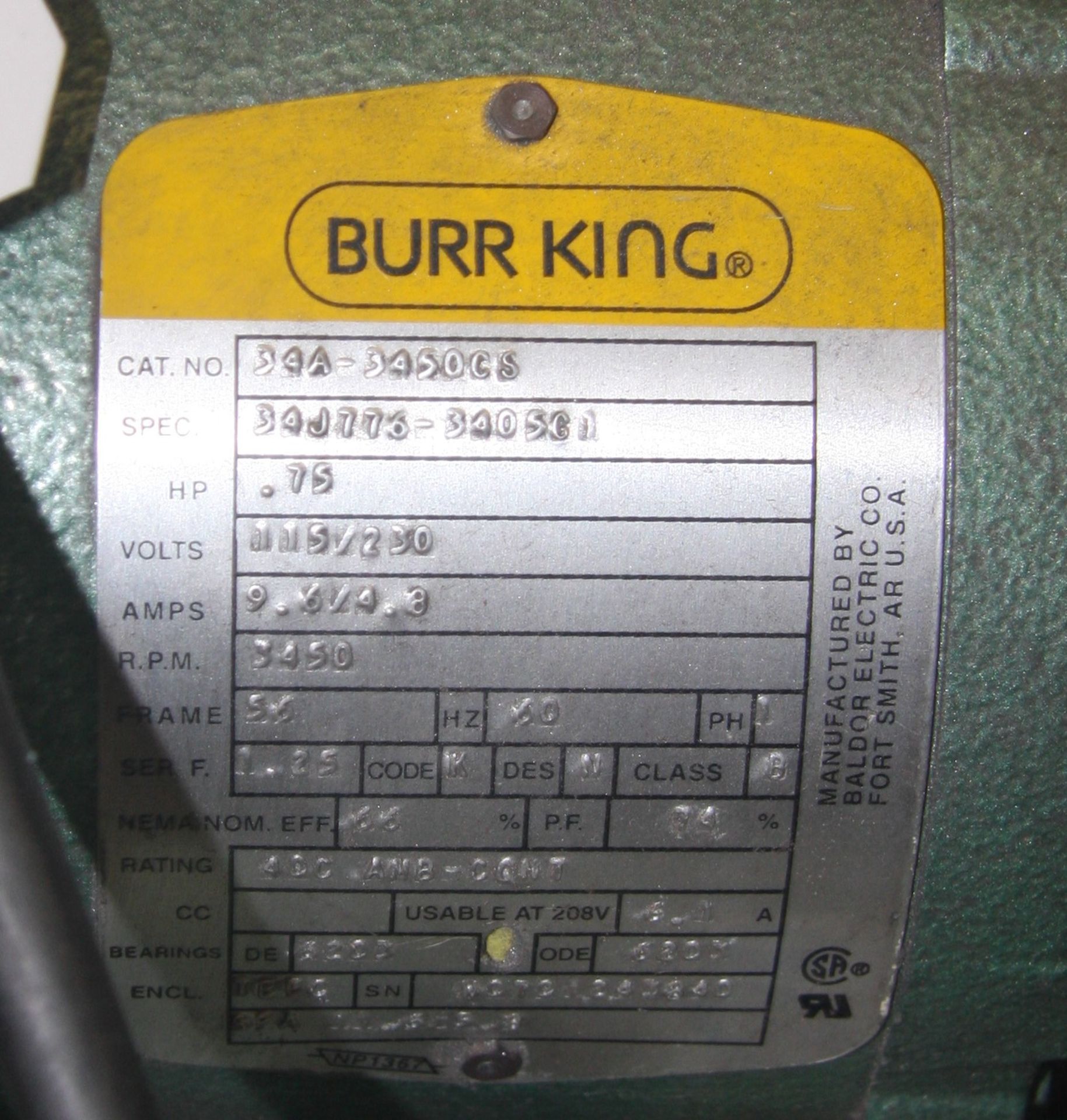 Burr King Single End Wire Brush Deburrer - Image 4 of 4