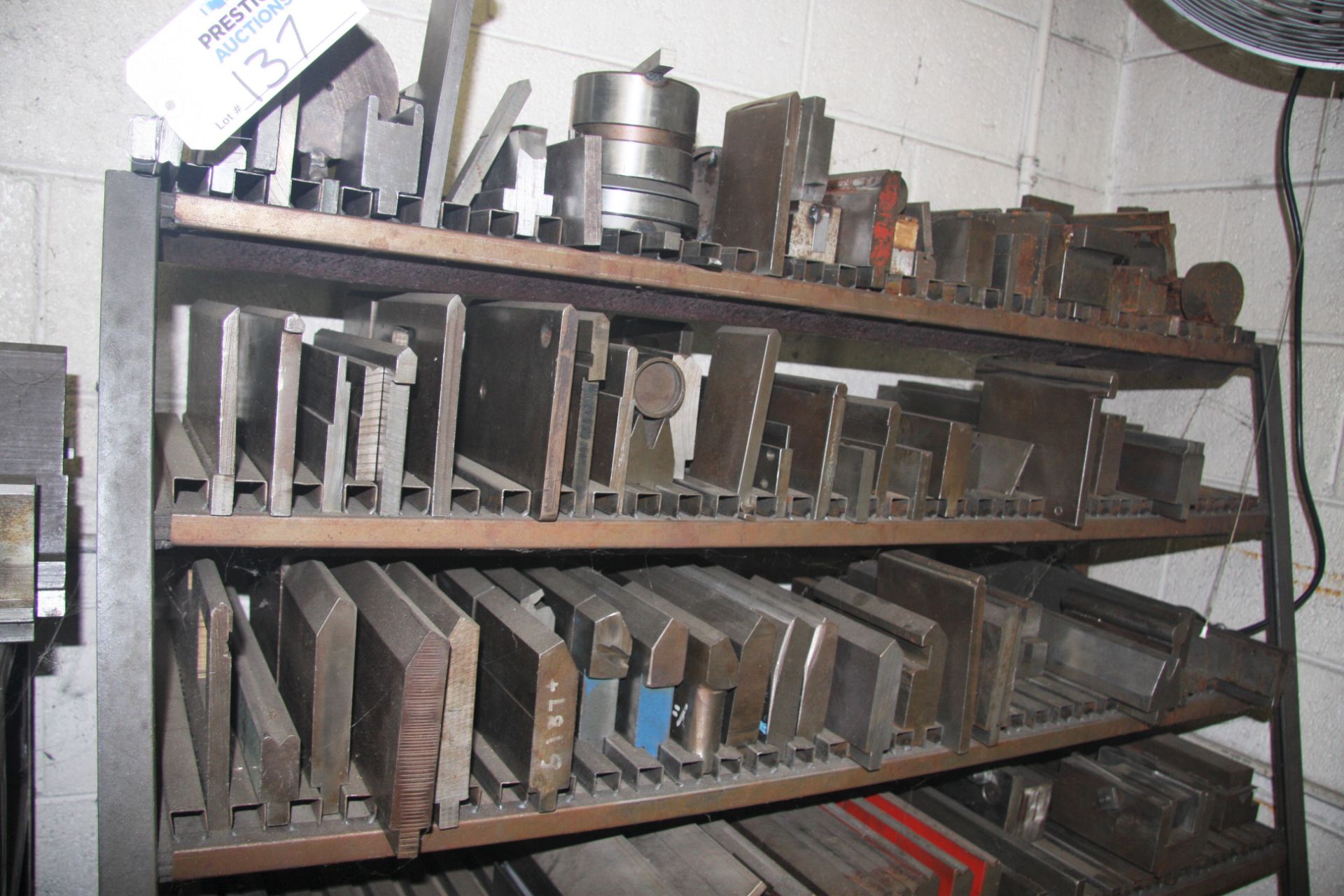 Rolling Rack with Assorted Press Brake Dies - Image 3 of 3
