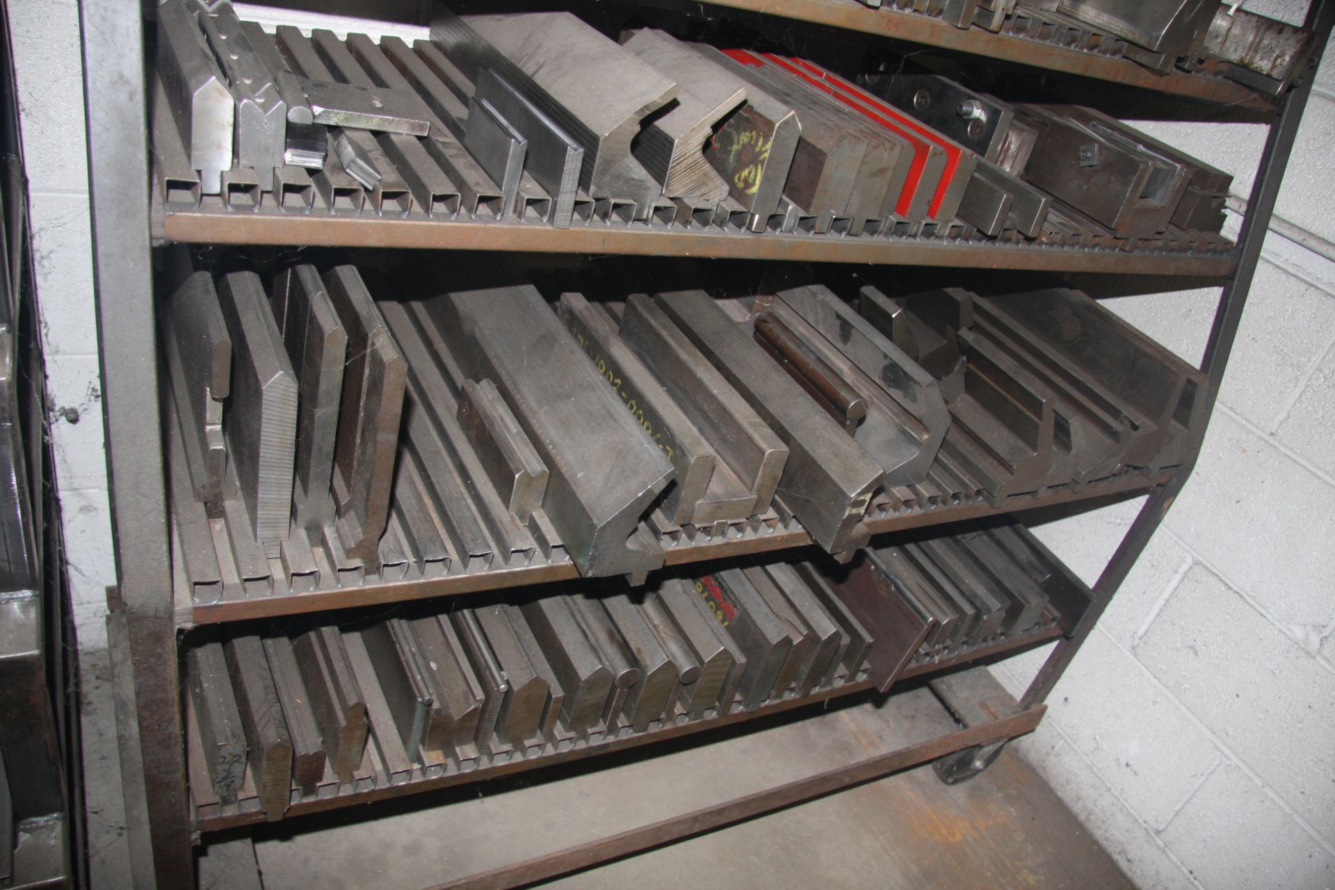 Rolling Rack with Assorted Press Brake Dies - Image 2 of 3