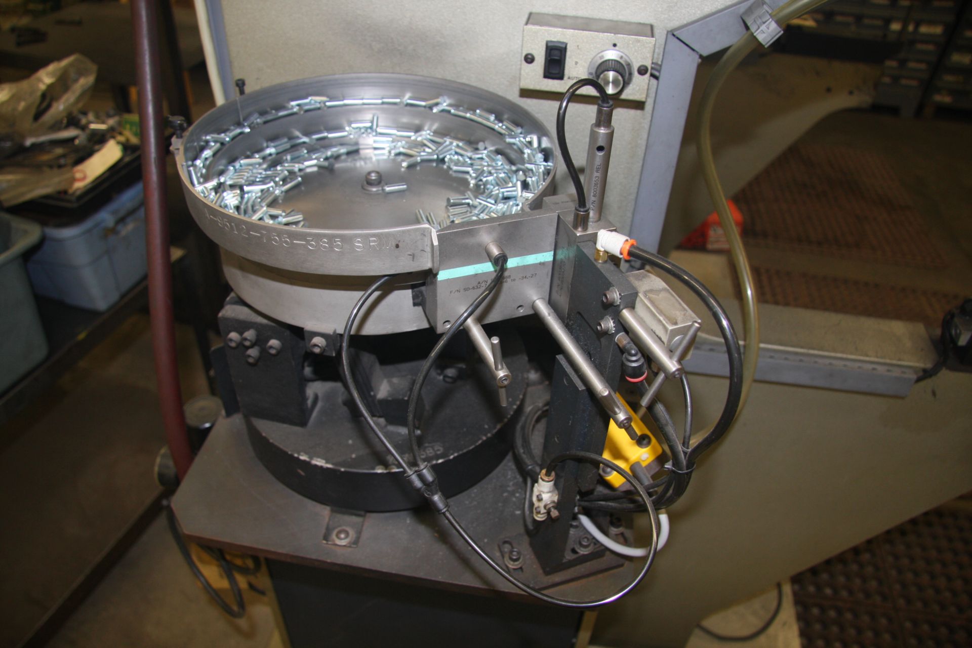Pemserter Series 2000A Insertion Press with Bowl Feed & Assorted Tooling - Image 2 of 8