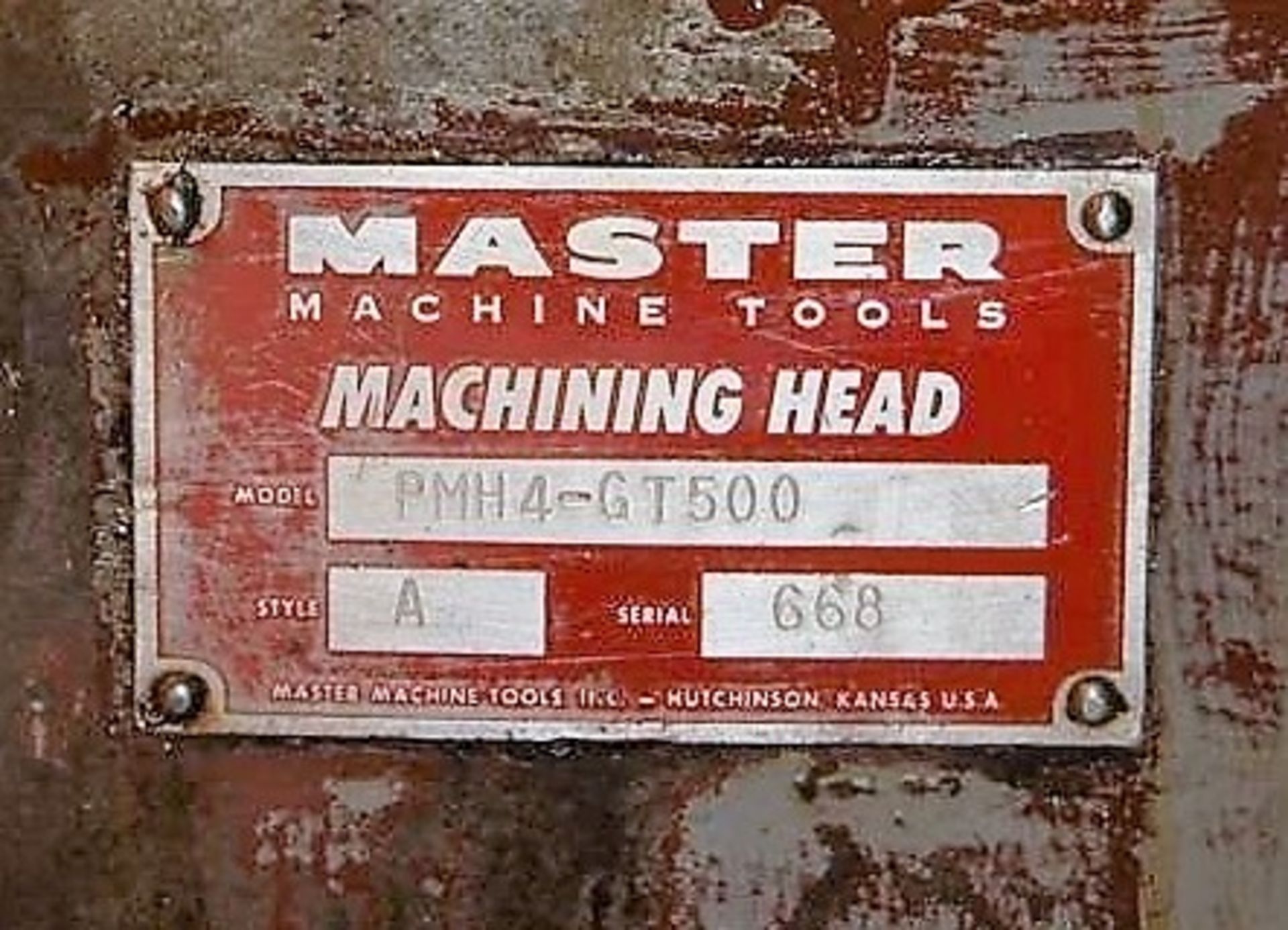 Master PMH4-GT500 Portable Milling Head - Image 3 of 3