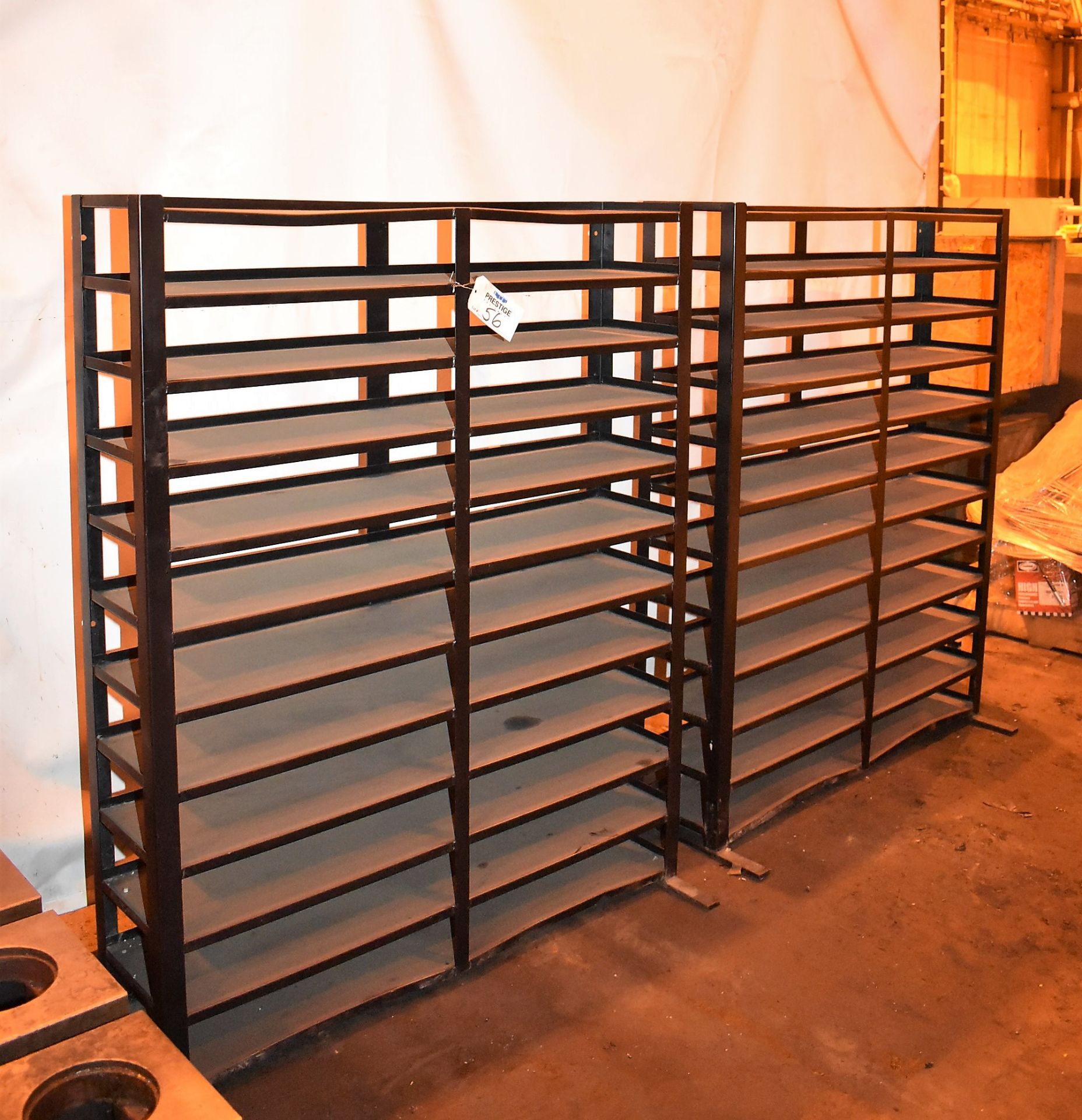 (2) Free Standing Storage Racks