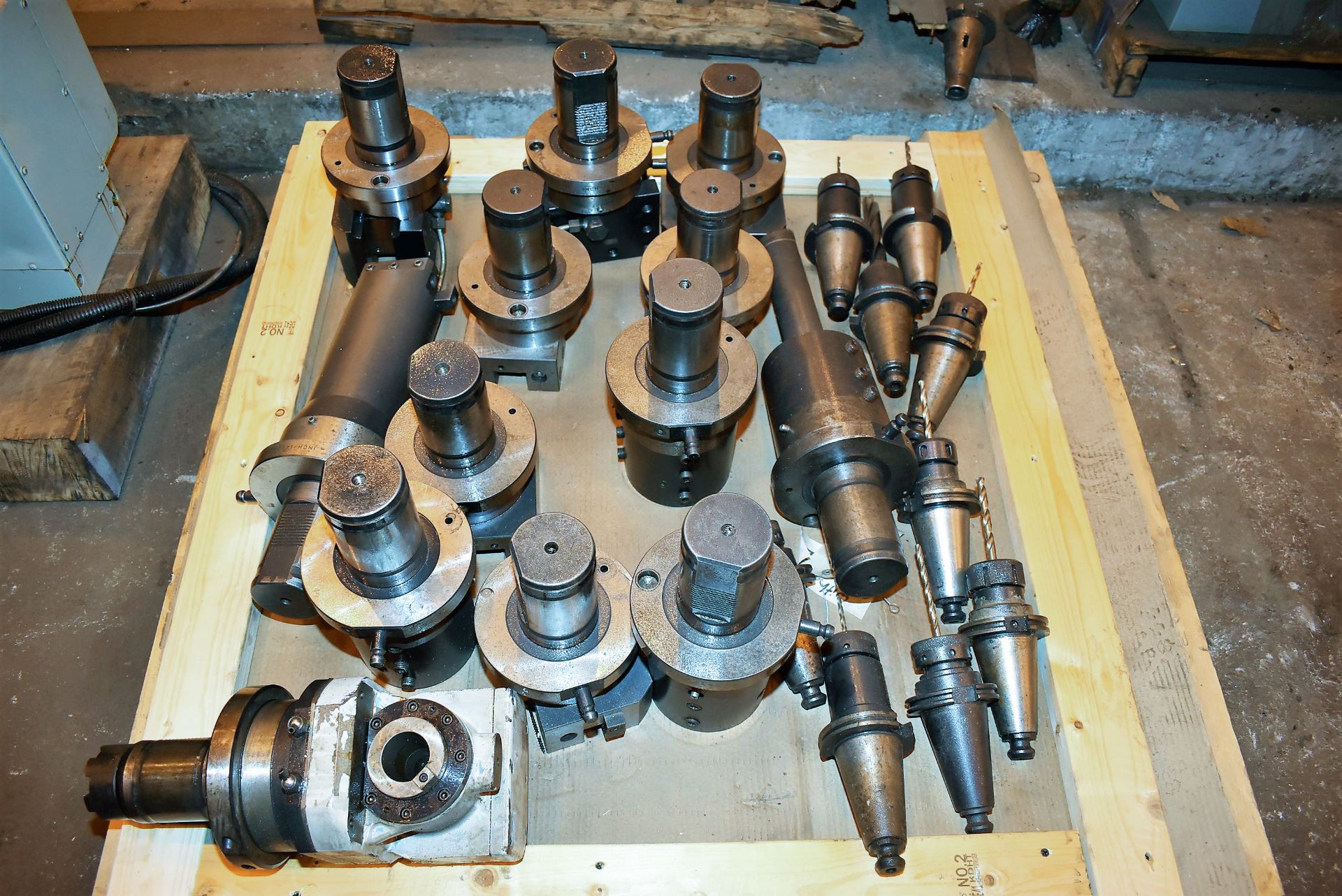 Mazak CNC Vertical Turning Center, Tool Holders & Right-Angle Head for Models A-12 or A-16 ATC - Image 2 of 3