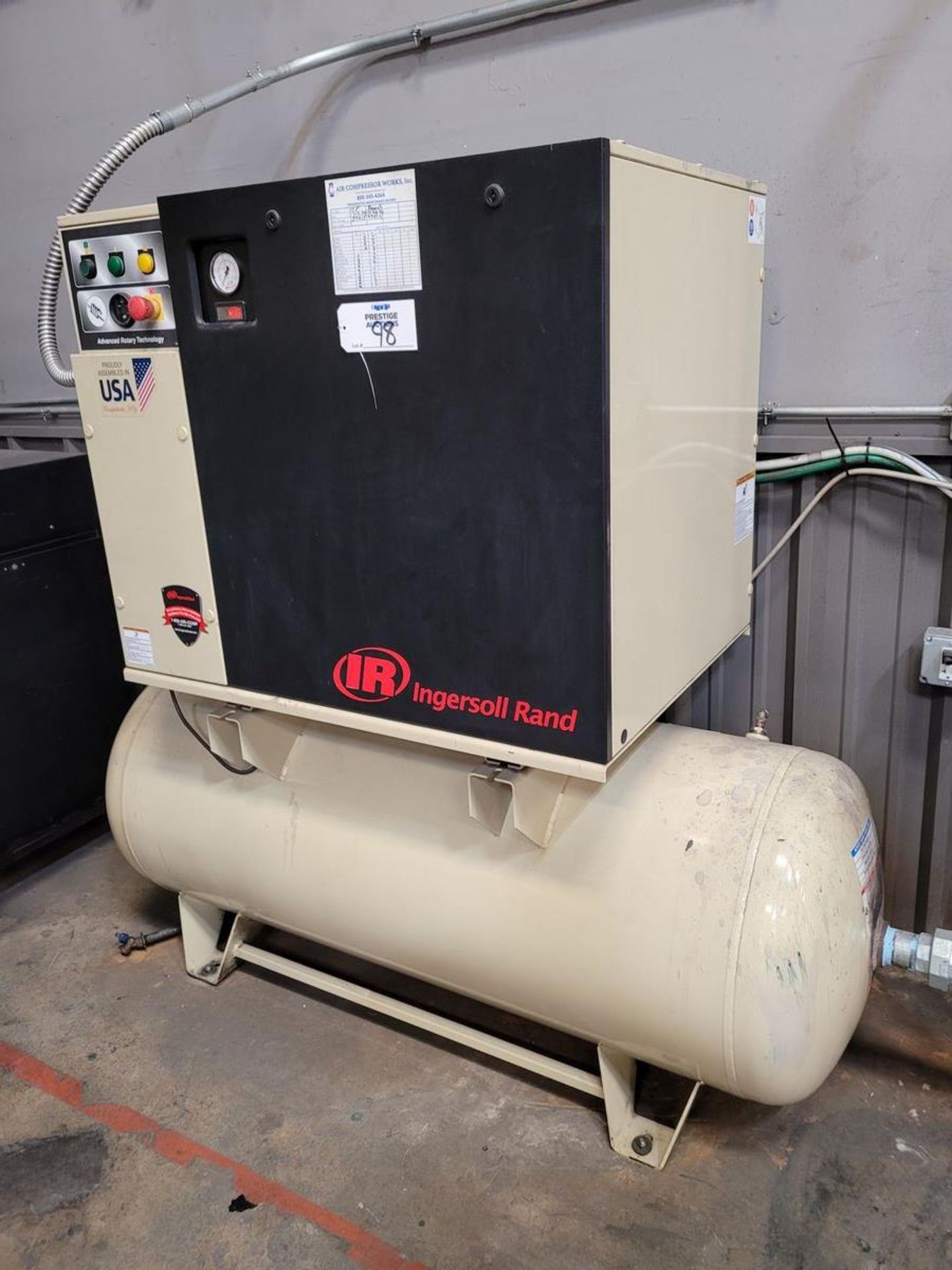 2018 Ingersoll Rand Mdl. UP6-7.5TAS-150PSG Air Compressor