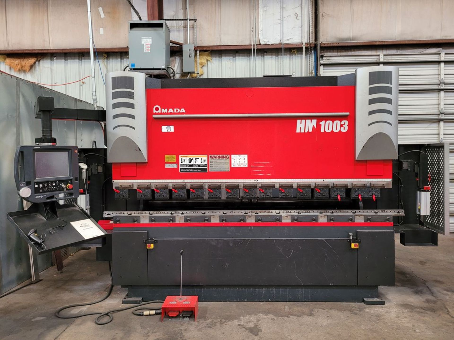 2018 Amada HM1003 110 Ton x 10’2”, 7-Axis CNC Press Brake - Image 3 of 12