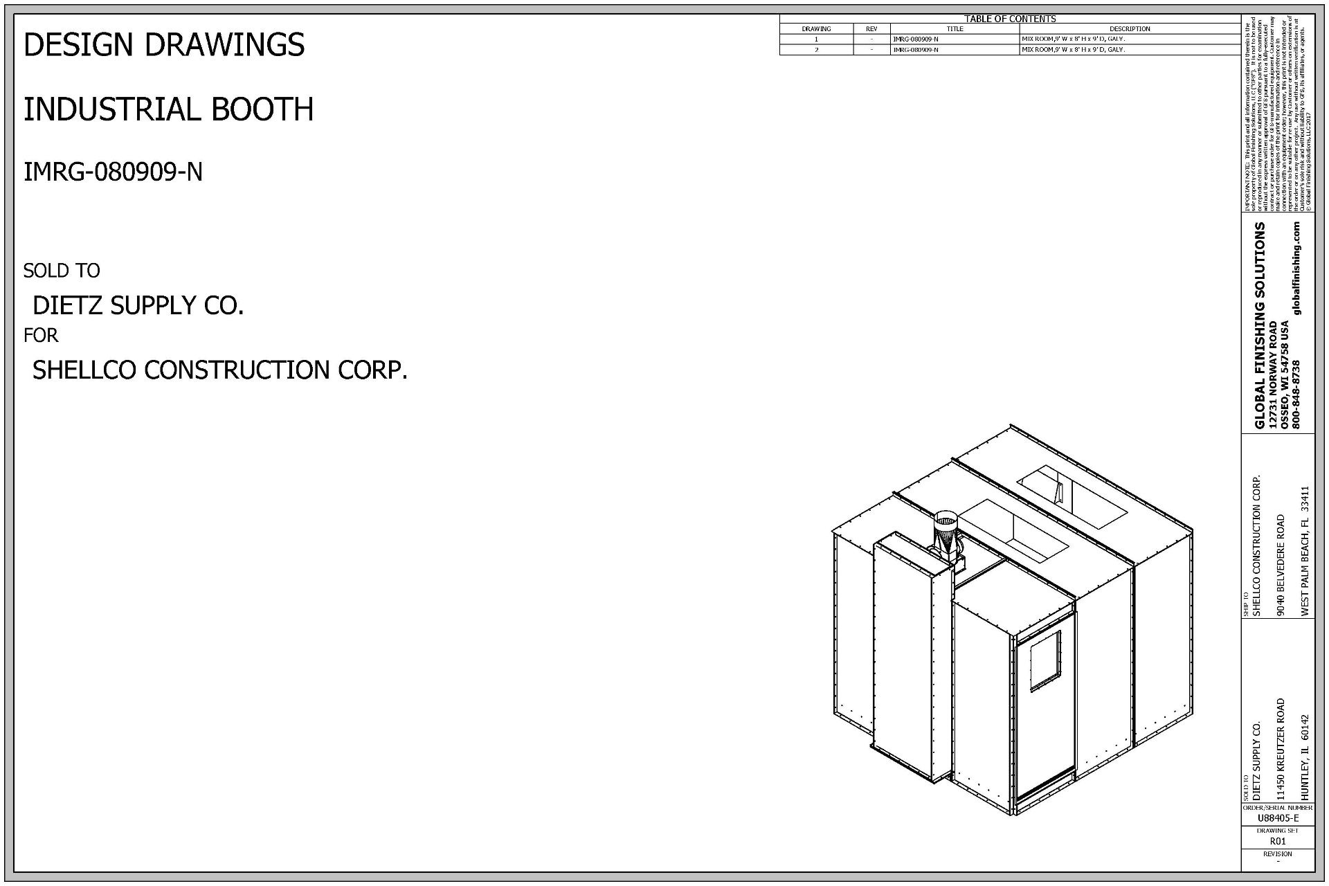 2018 Global Finishing Solutions Paint Mixing Room - Image 12 of 14