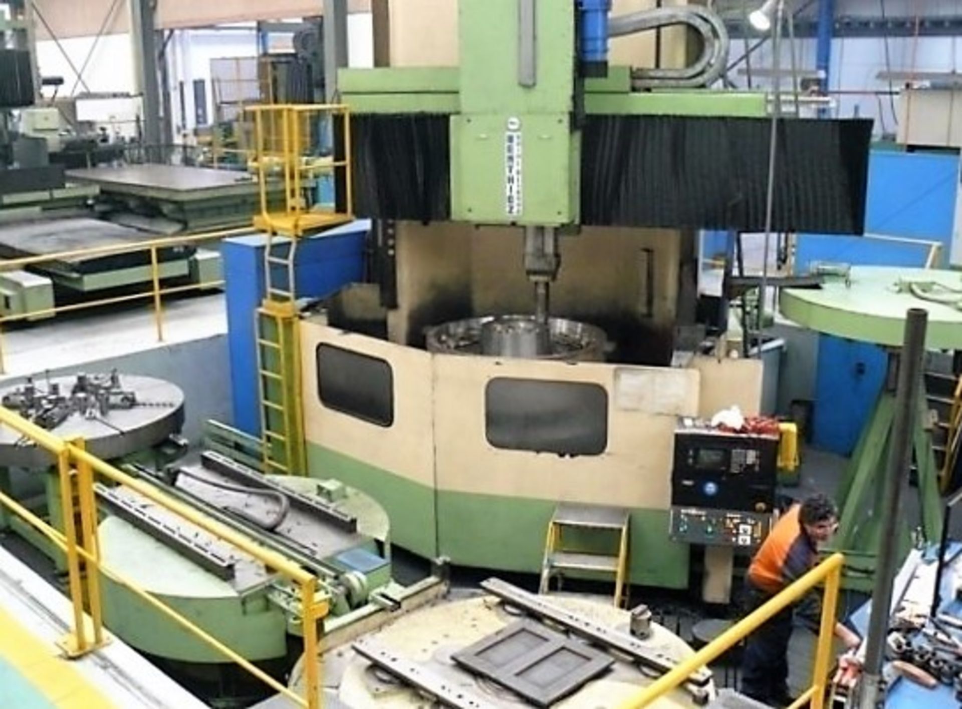Berthiez LVM-200 CNC Vertical Boring Mill With Live Milling