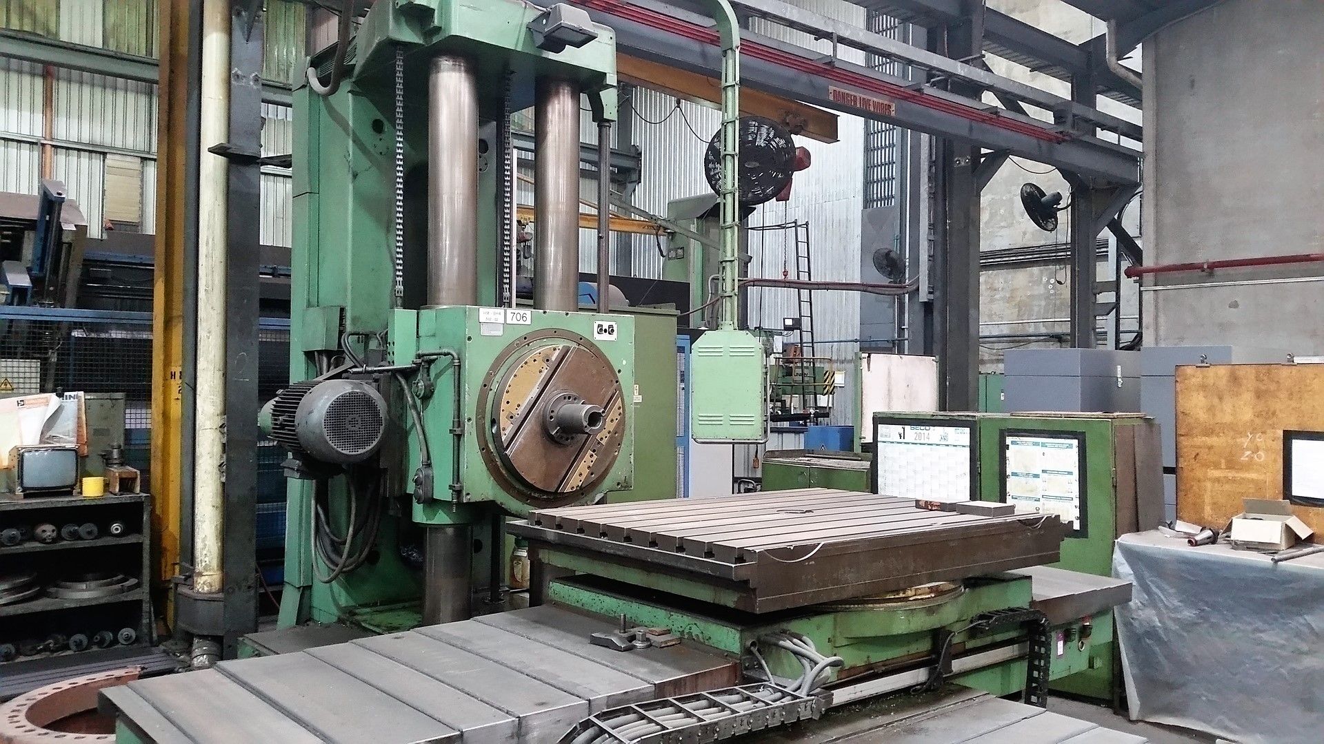 4.92" Scharmann Repromat 125 Horizontal Boring Mill - Image 7 of 10