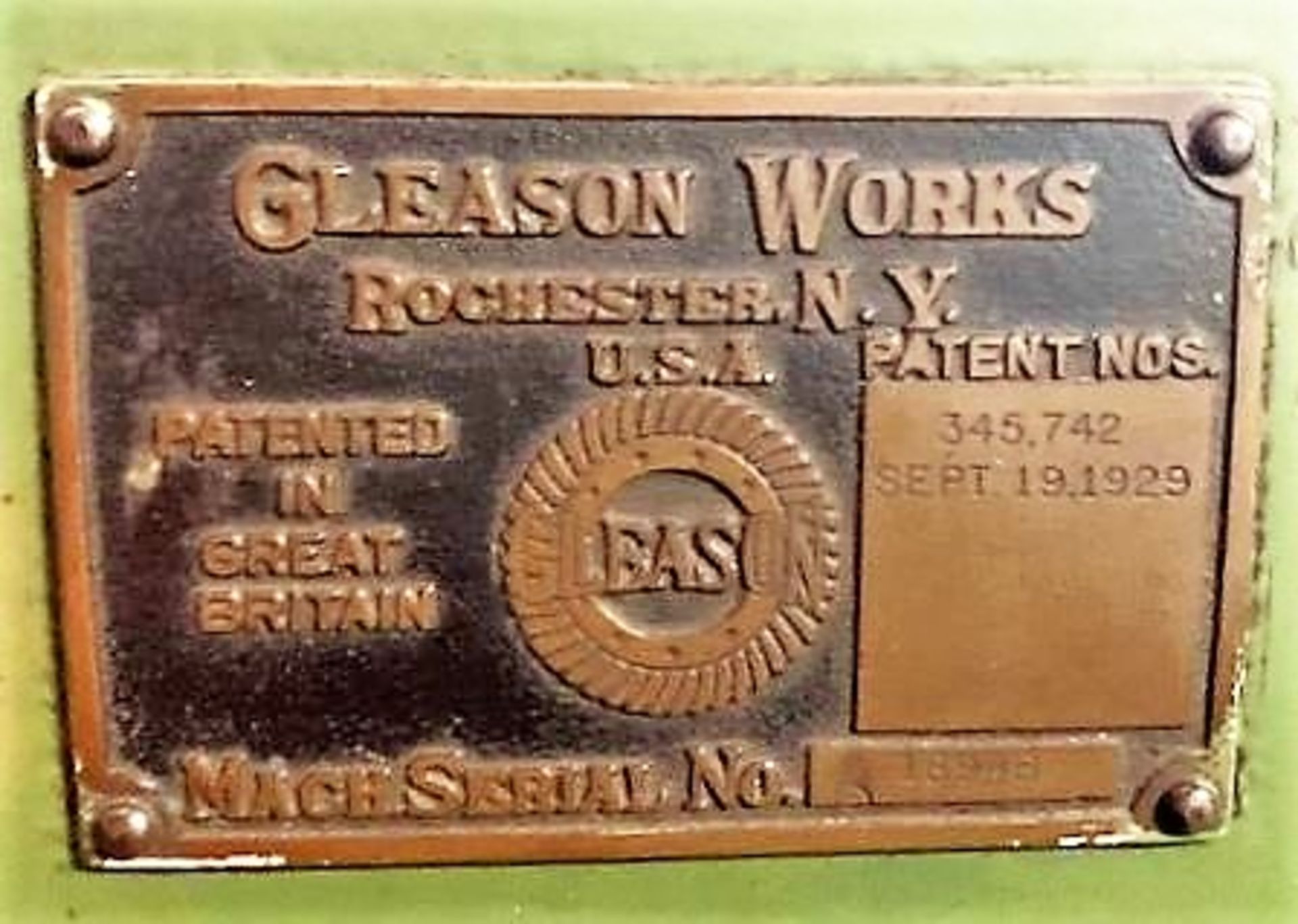 Gleason Gear Mesh Tester - Image 4 of 4