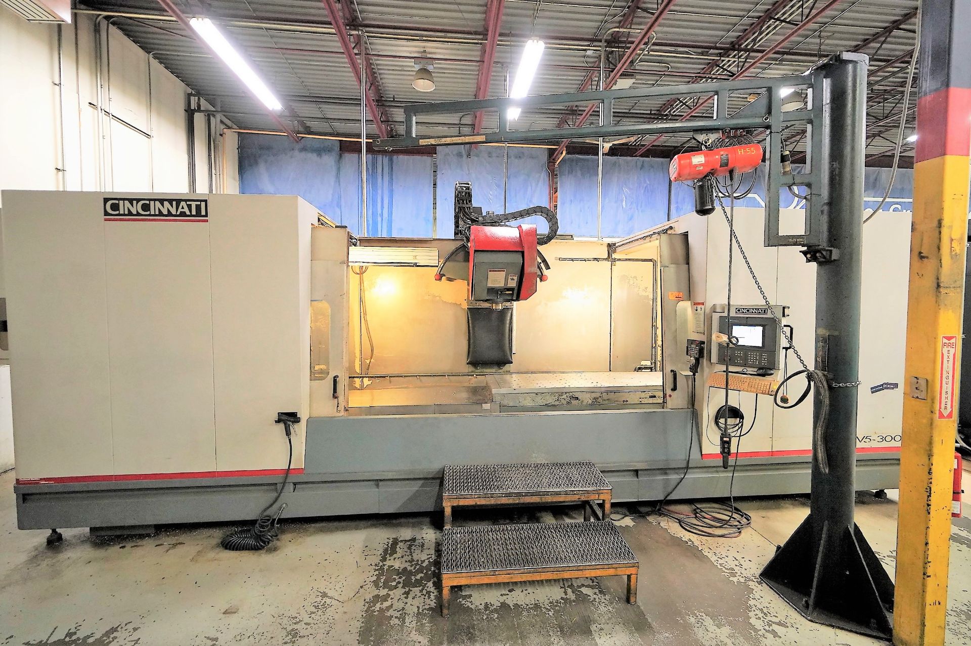 Cincinnati V5-3000 5-Axis CNC High Speed Vertical Machining Center & Aerospace Profiler