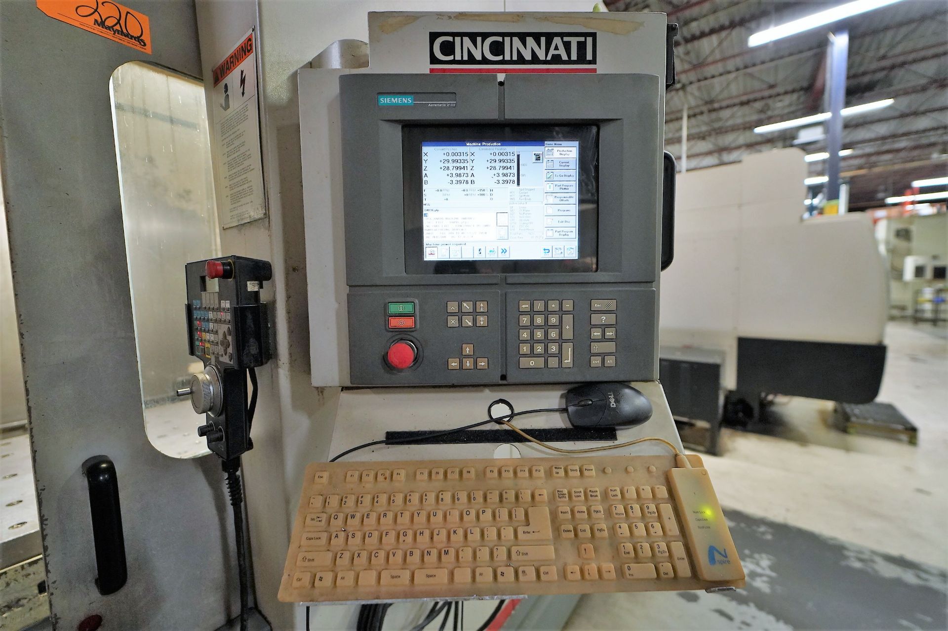 Cincinnati V5-3000 5-Axis CNC High Speed Vertical Machining Center & Aerospace Profiler - Image 7 of 17