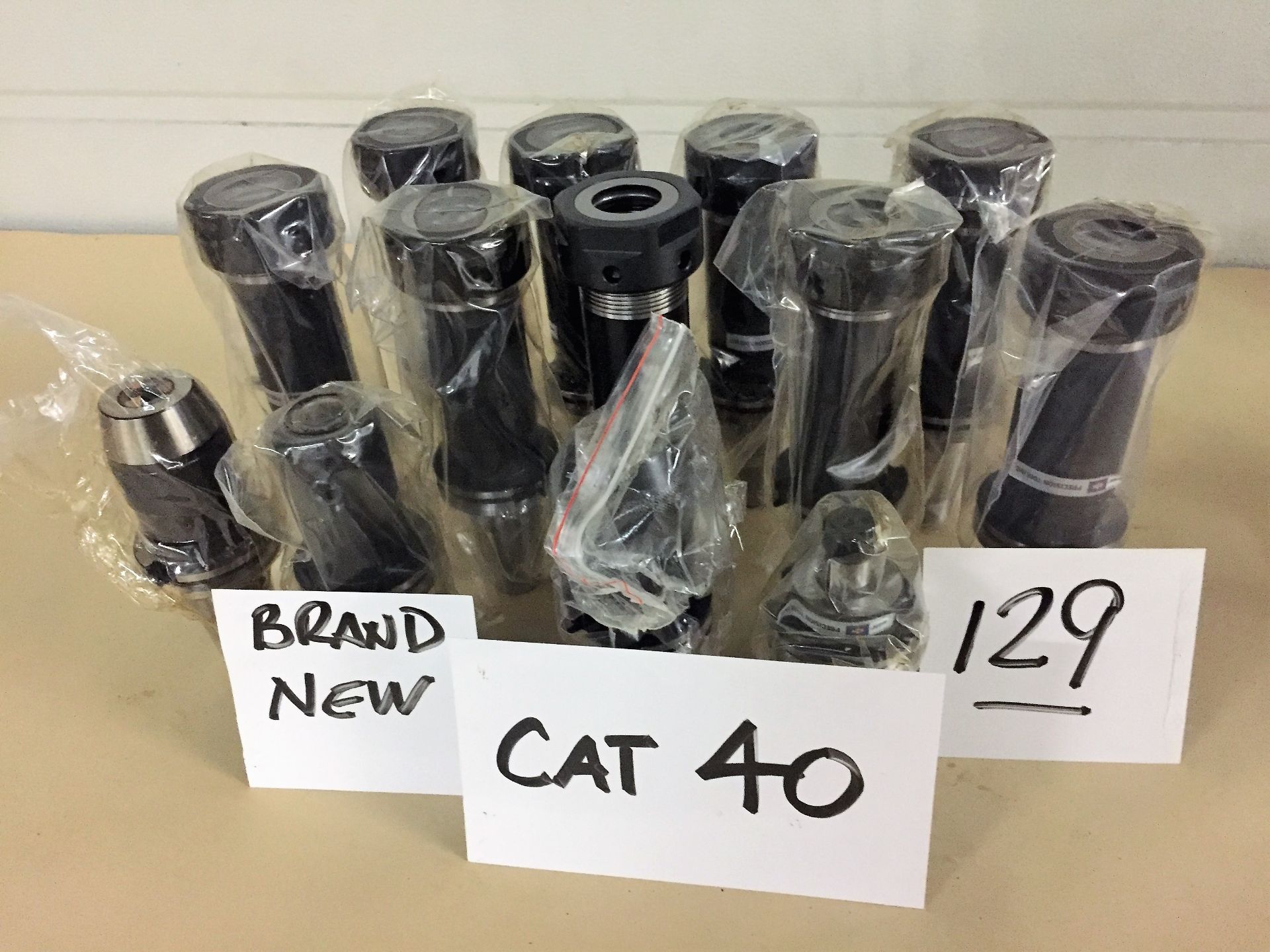 Assorted Brand New CAT 40 Tool Holders With Extensions