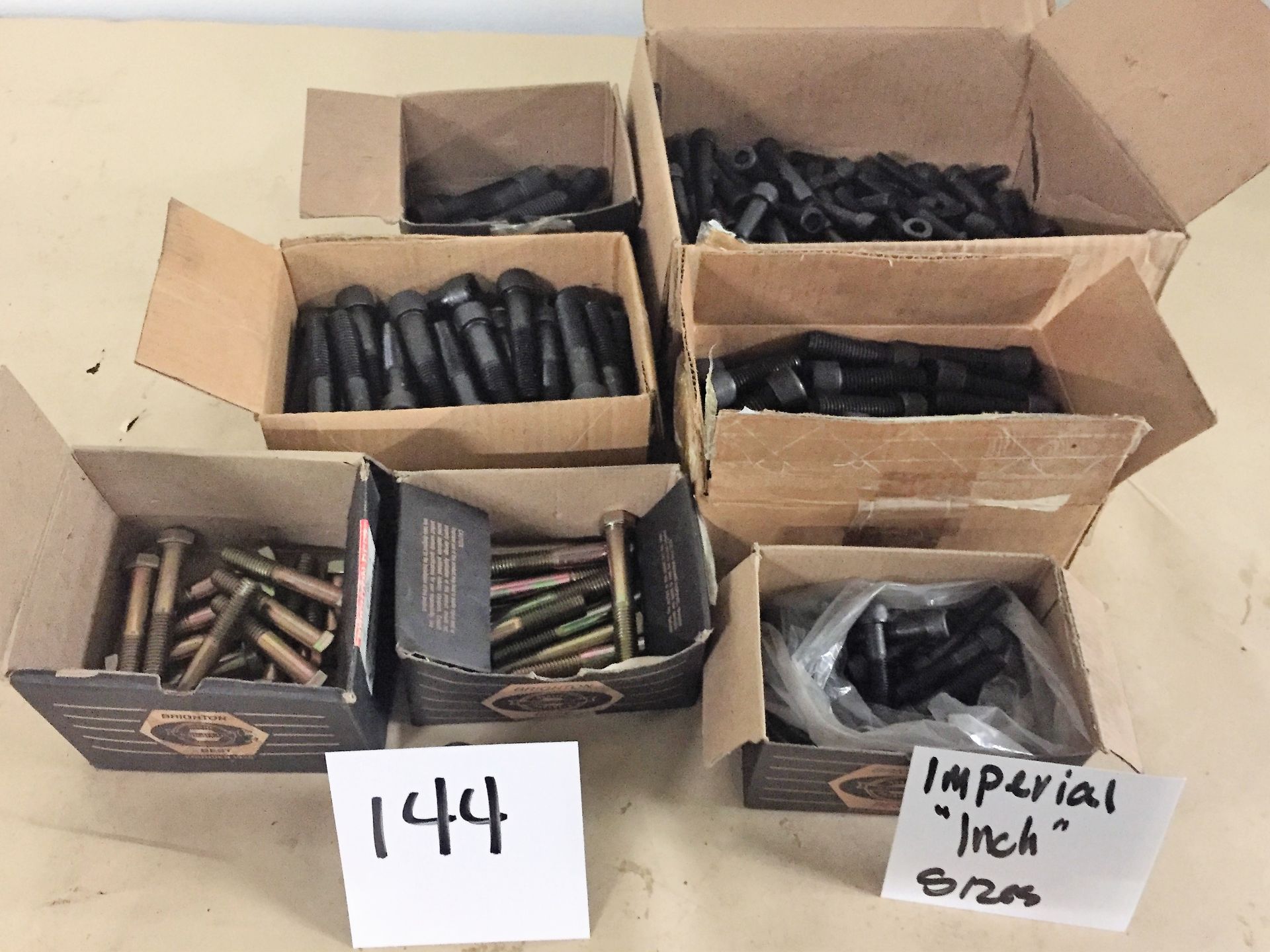 Assortment of Bolts, Imperial Inch Sizes