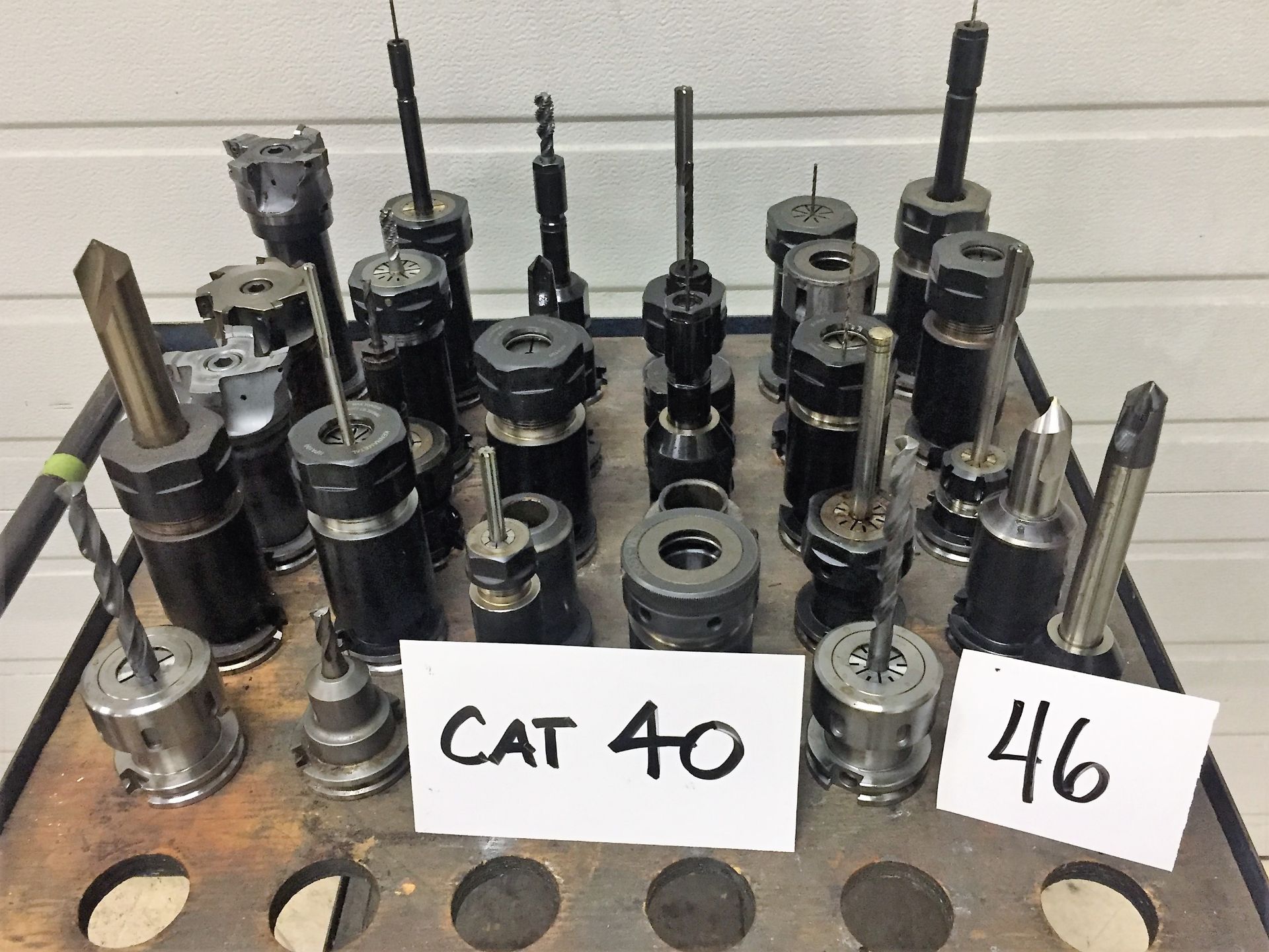 (30) CAT 40 Tool Holders & Assorted Tooling