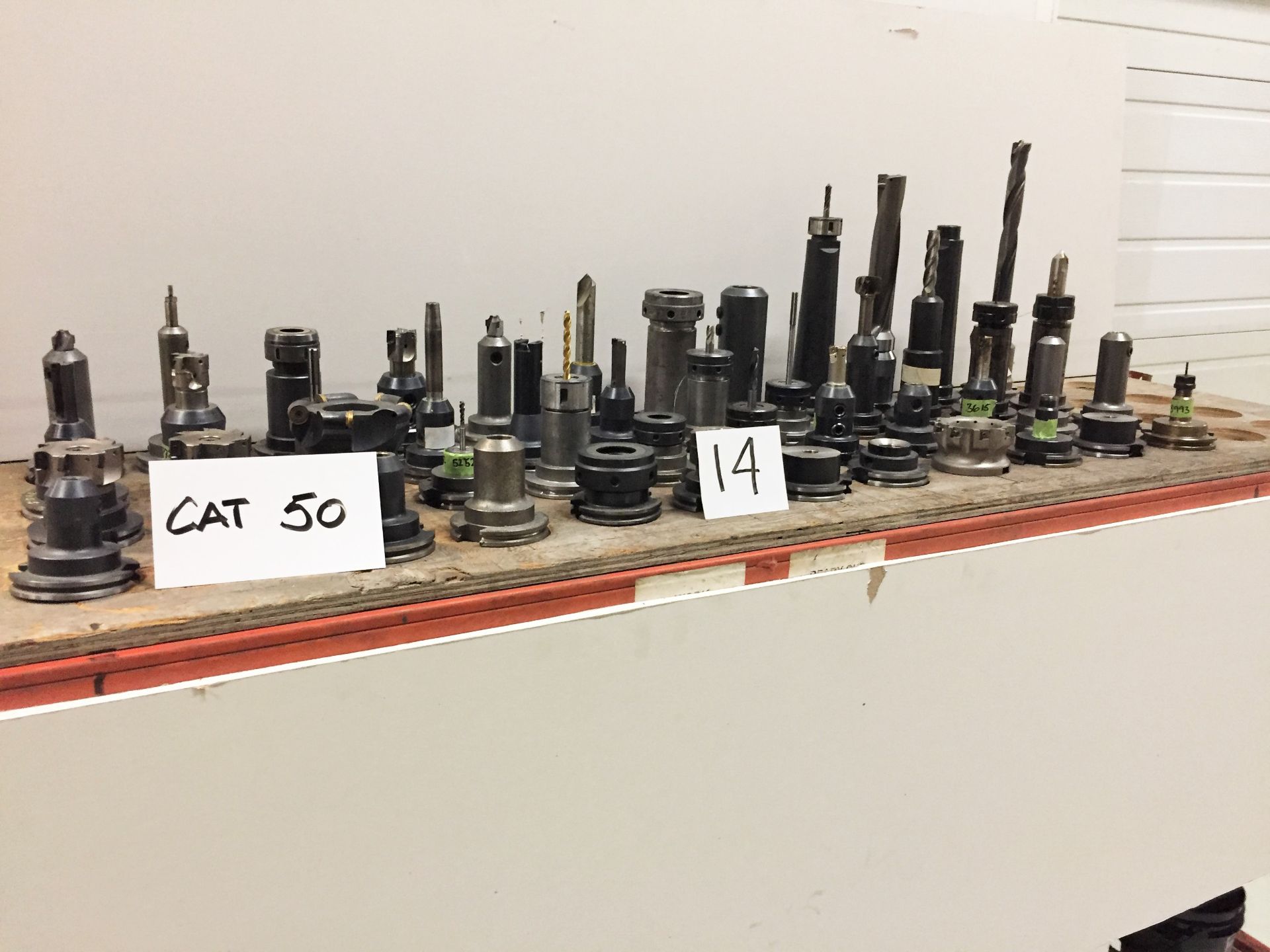 (48) CAT 50 Tool Holders & Assorted Tooling