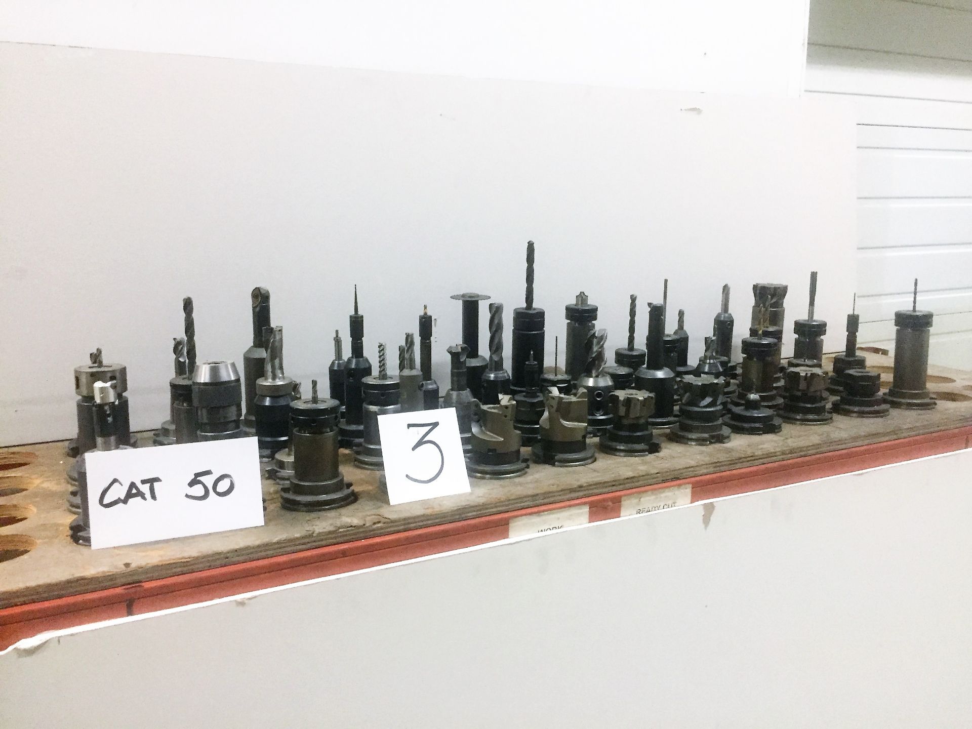 (48) CAT 50 Tool Holders & Assorted Tooling