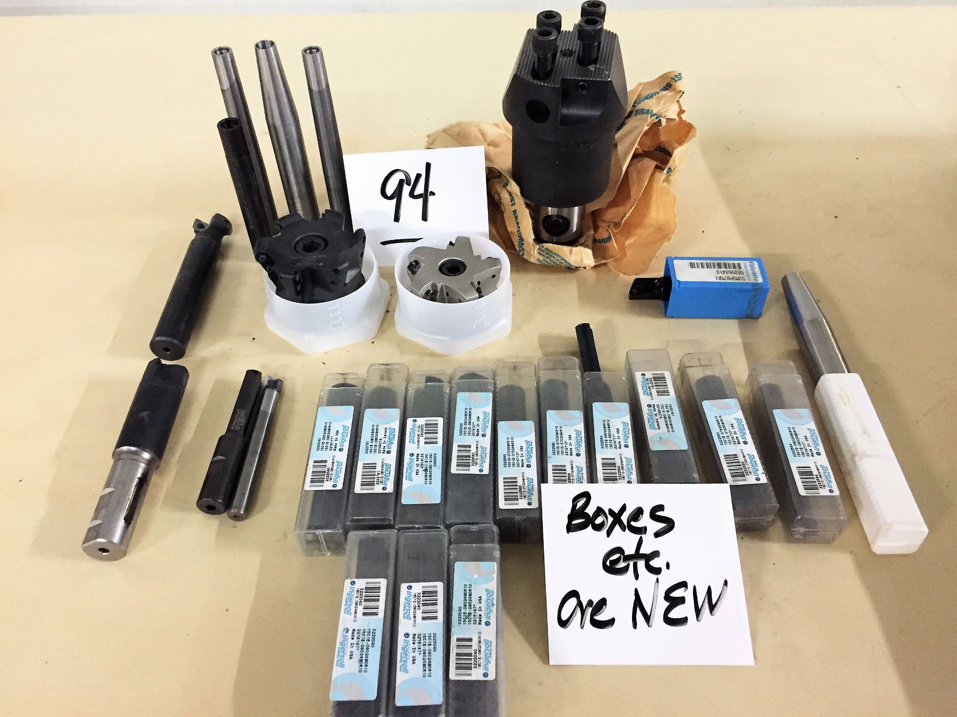 Assorted Milling Cutters & Tooling