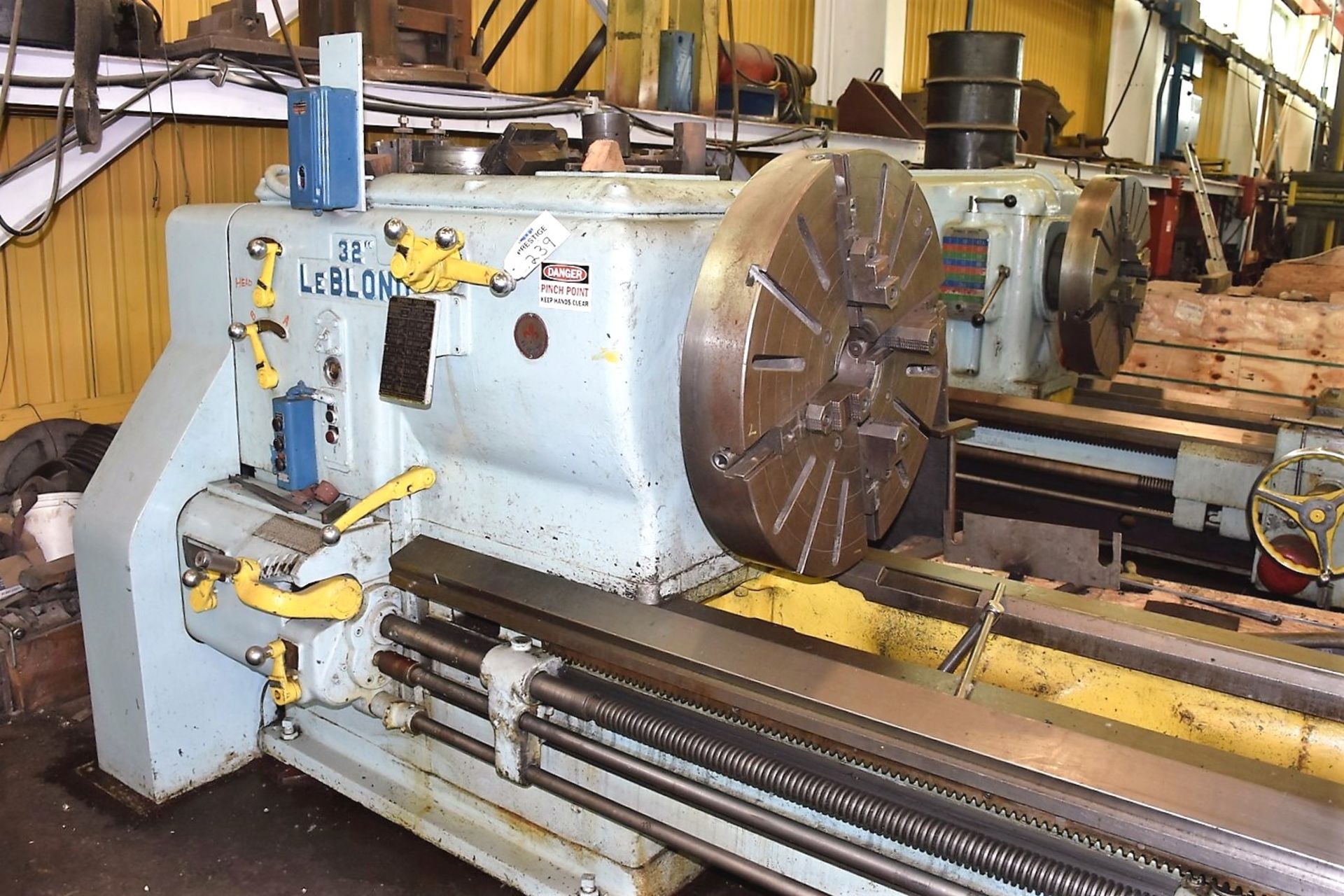 Leblond 42" x 480" Model 32 Manual Lathe - Image 2 of 6