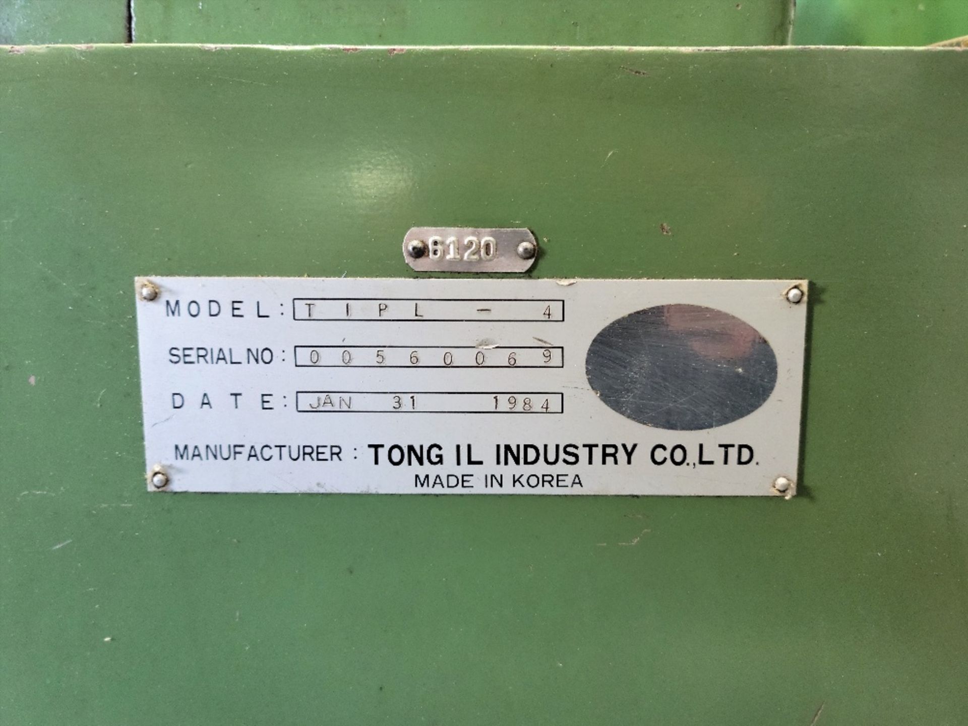 16" x 40" Tongil TIPL-4 Engine Lathe, 10" 3-Jaw Chuck, Tool Post, Tailstock, 60-1500 RPM, Inch/Metri - Image 11 of 11