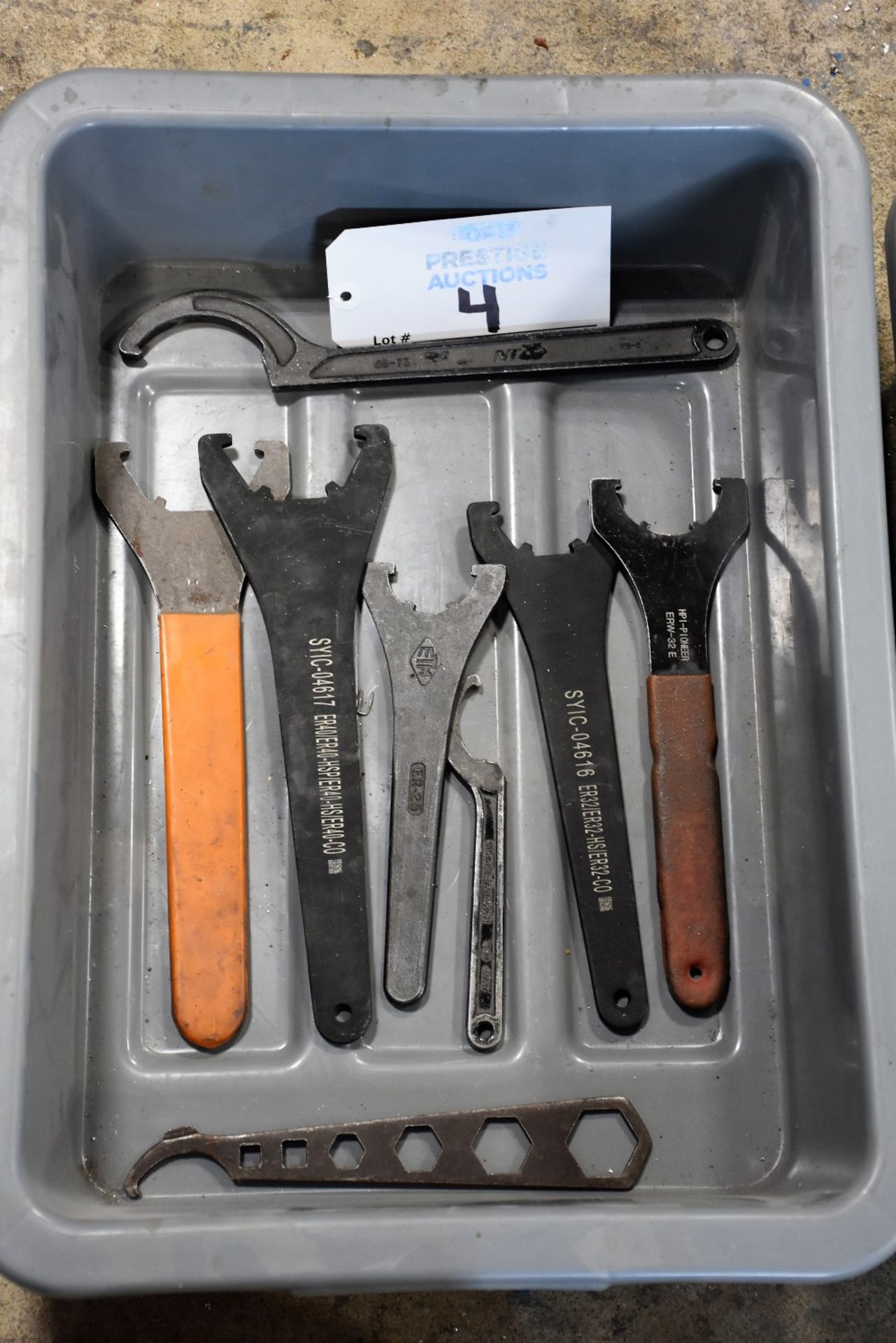 Assorted Collet Chuck Wrenches