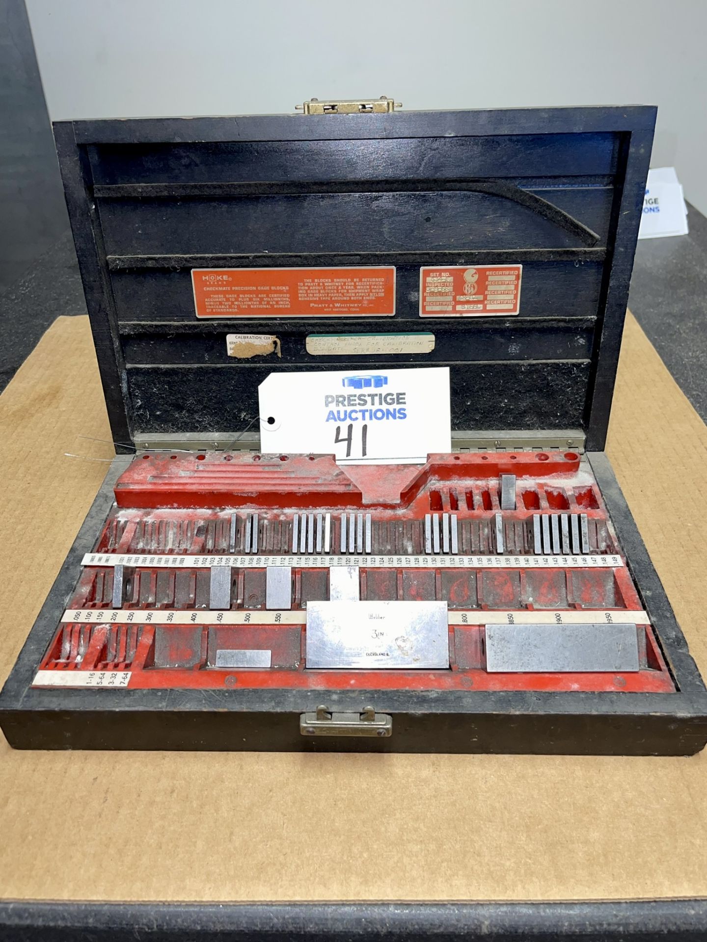 Pratt & Whitney Hoke Gage Block Set #534-F