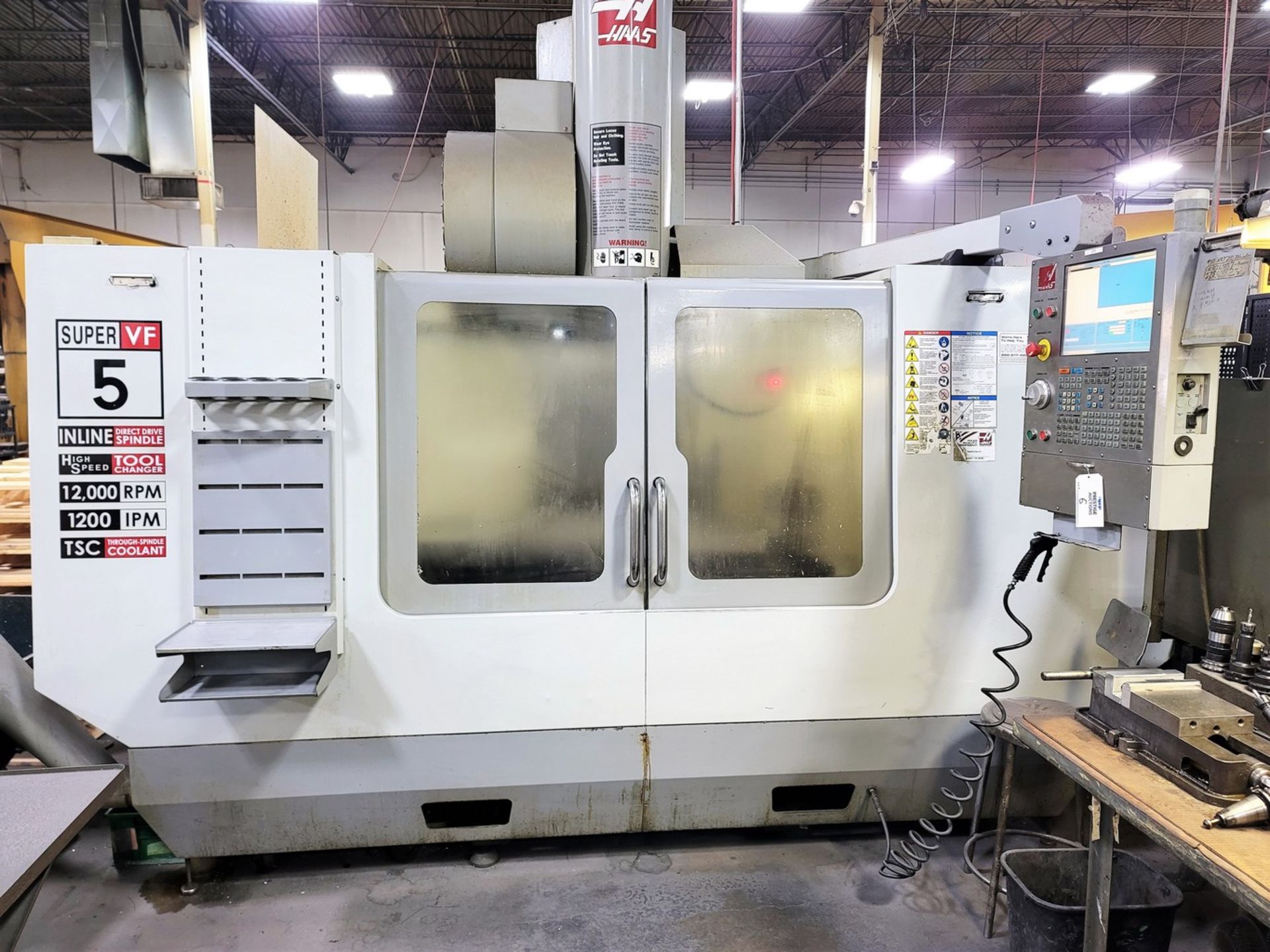 Haas VF-5SS CNC Vertical Machining Center - Image 9 of 9