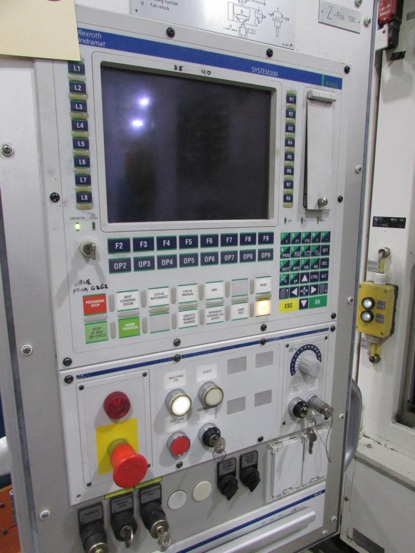 2004 Prawema SynchroFine HFSL203 High Performance CNC Gear Honing Machine - Image 3 of 21