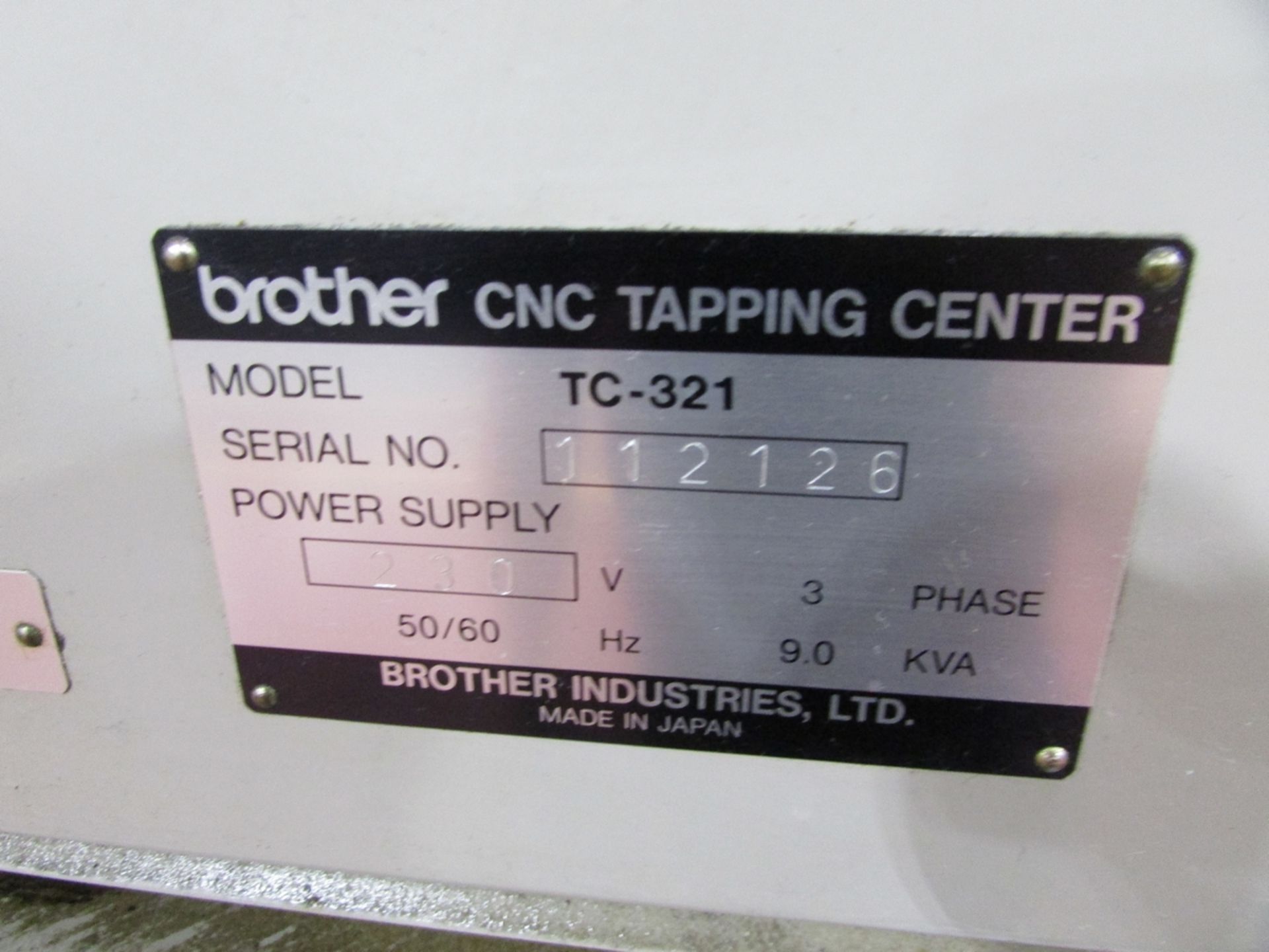 Brother TC-321 CNC Tapping Center - Image 11 of 11